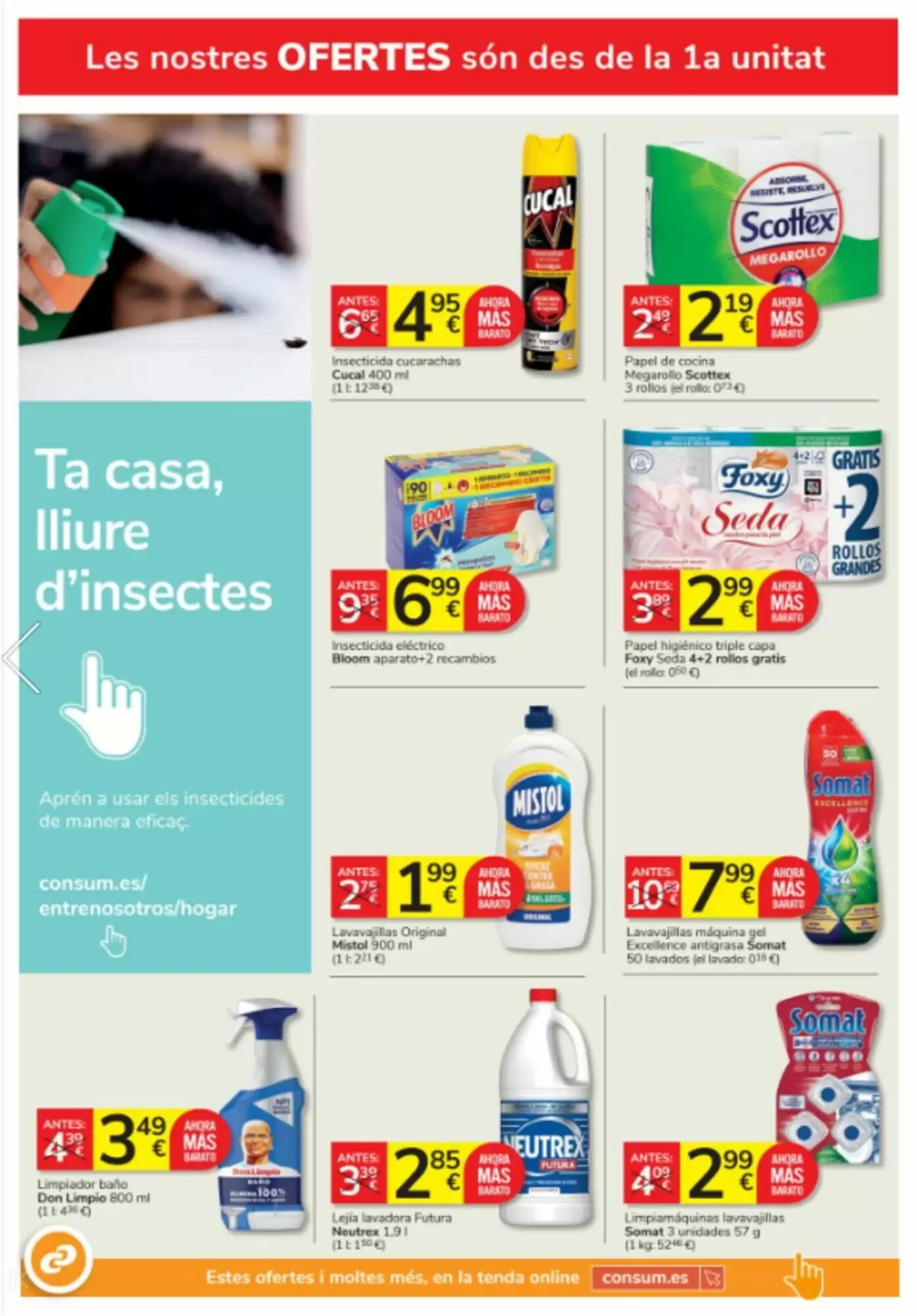 Folleto promocional de Consum válido desde el 28/05/2026 - Página 22.