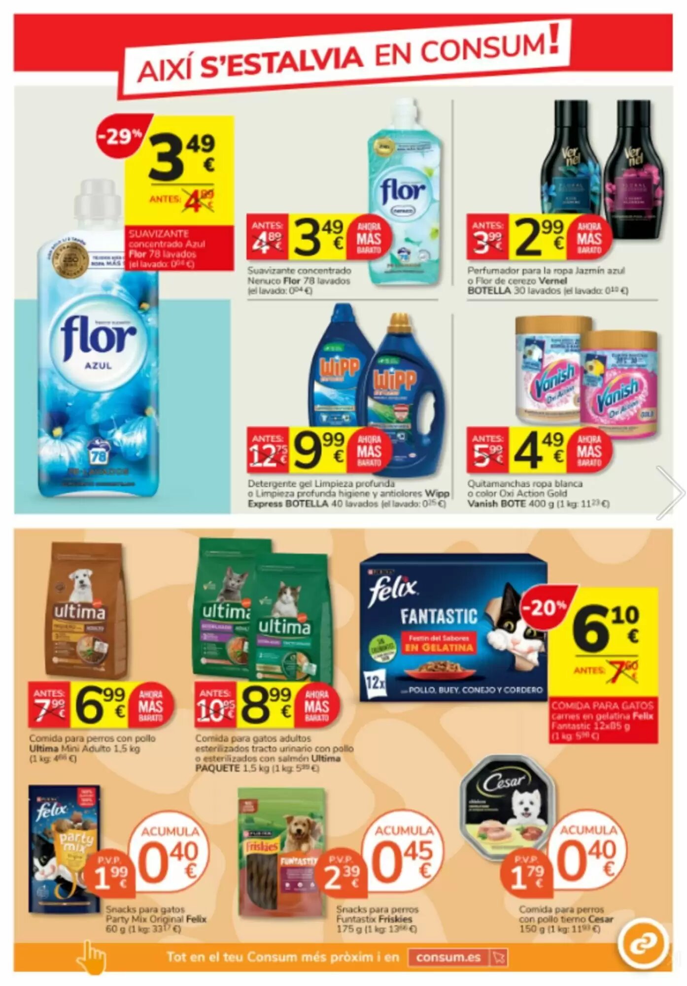 Folleto promocional de Consum válido desde el 28/05/2026 - Página 23.