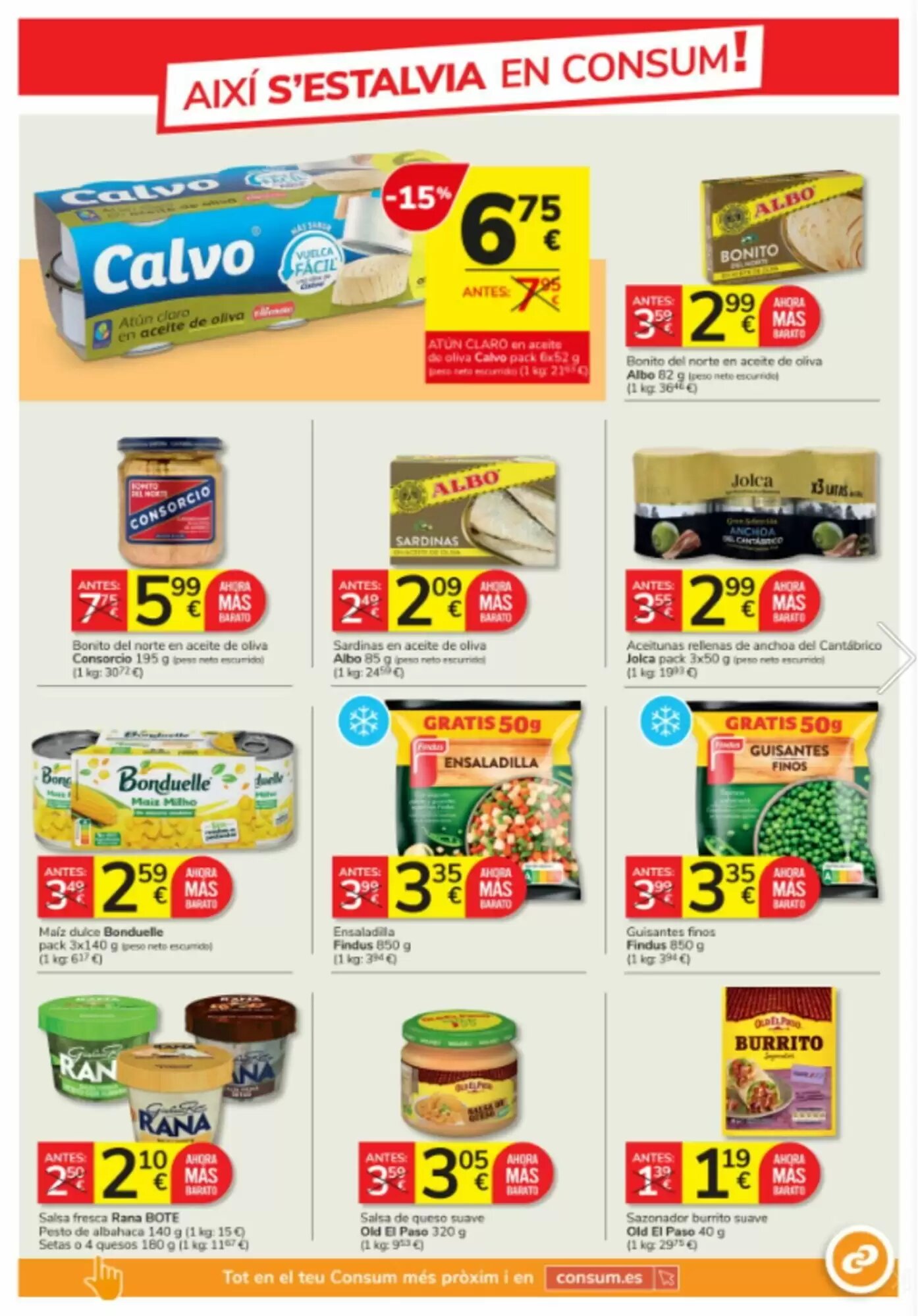 Folleto promocional de Consum válido desde el 28/05/2026 - Página 7.
