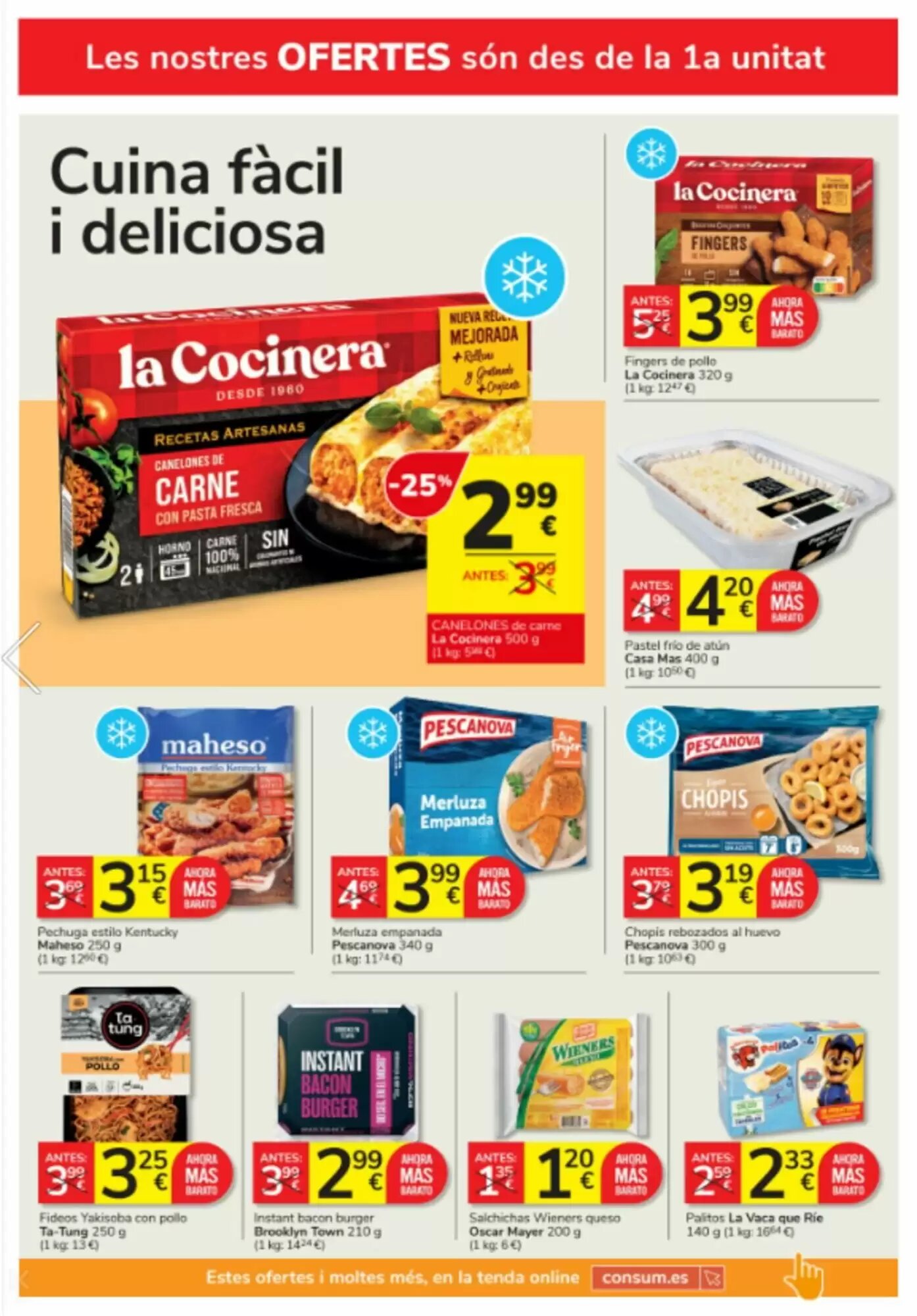 Folleto promocional de Consum válido desde el 28/05/2026 - Página 8.
