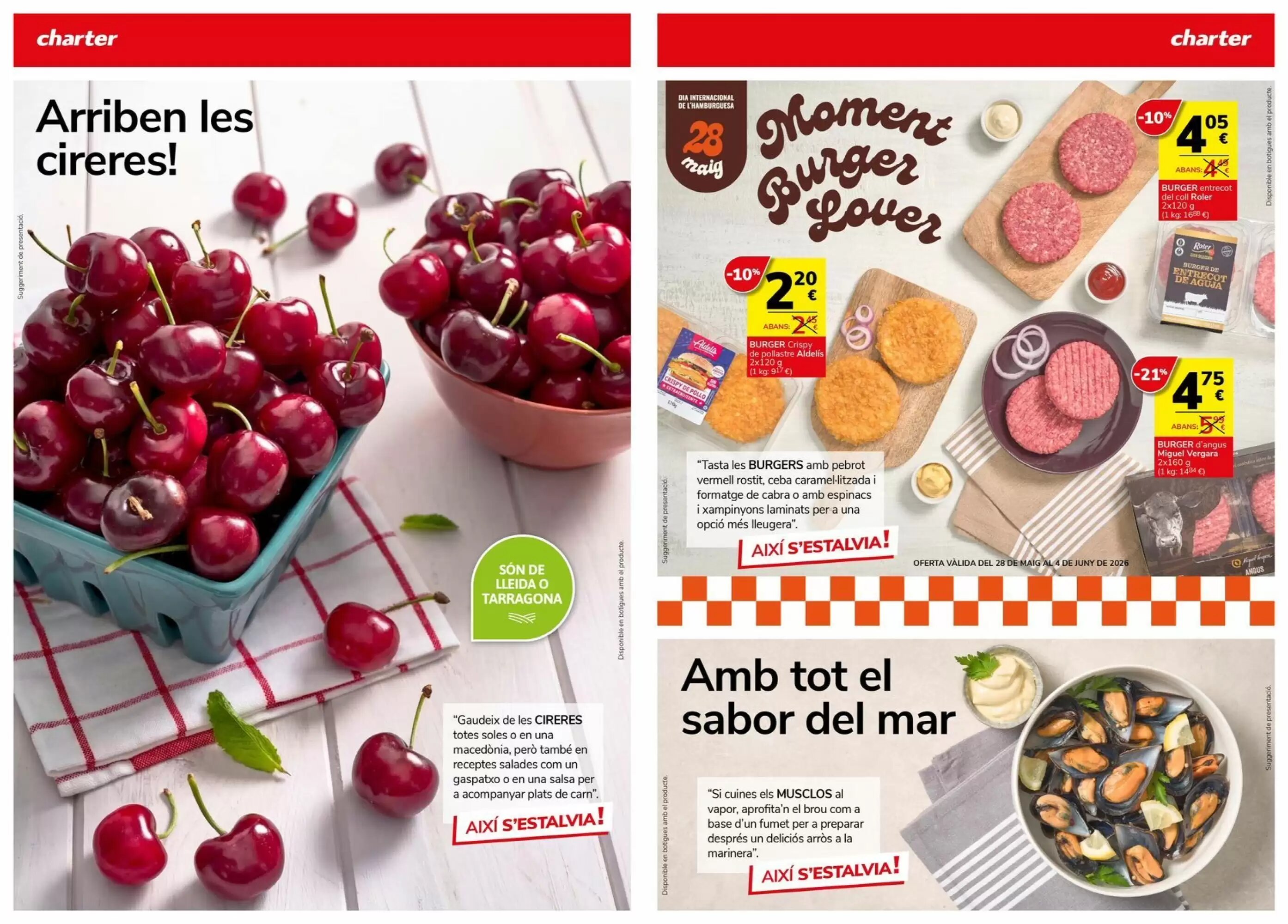 Folleto promocional de Supermercados Charter válido desde el 28/05/2026 - Página 8.