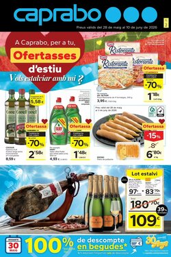 Folleto promocional de Caprabo válido desde el 28/05/2026