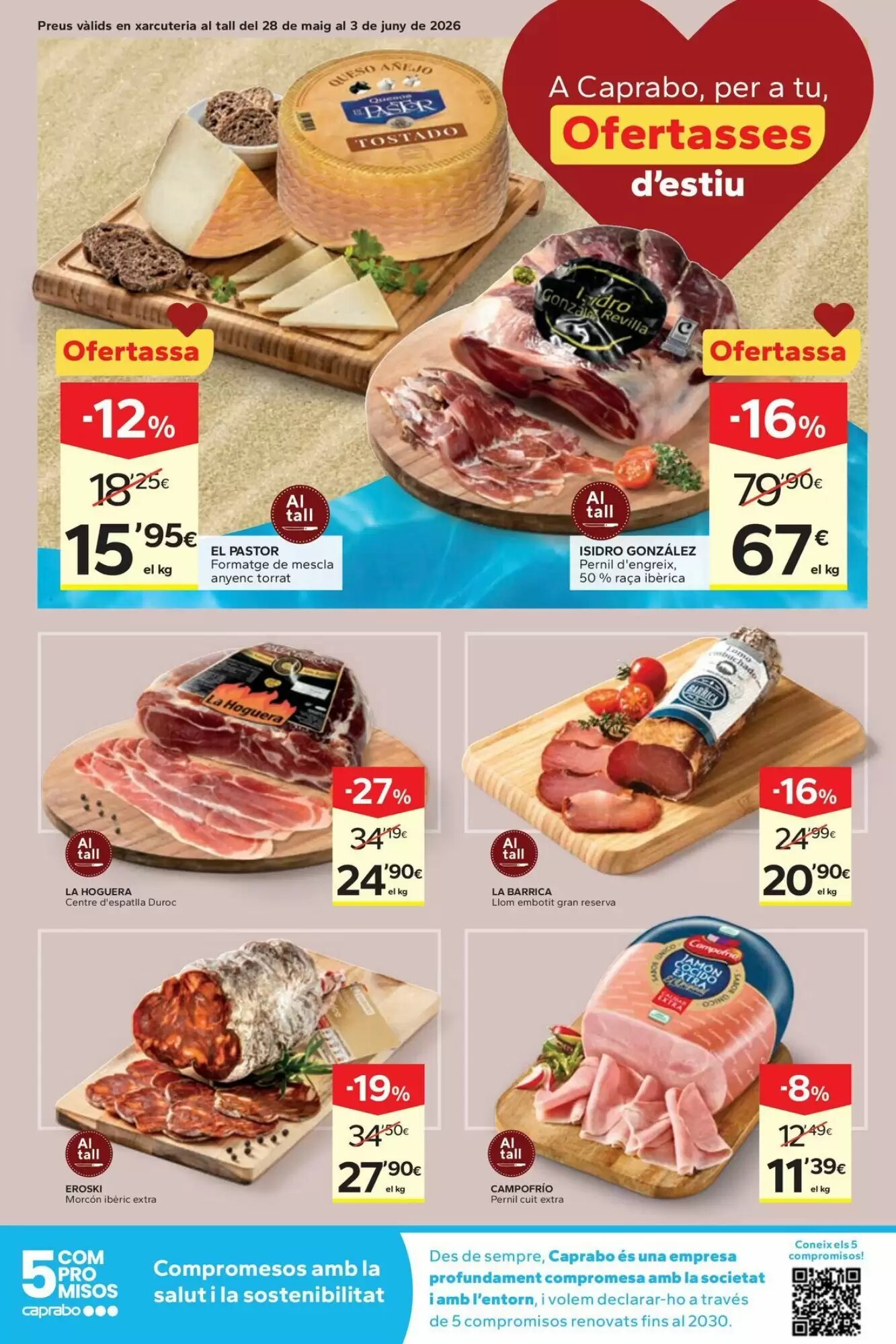 Folleto promocional de Caprabo válido desde el 28/05/2026 - Página 8.
