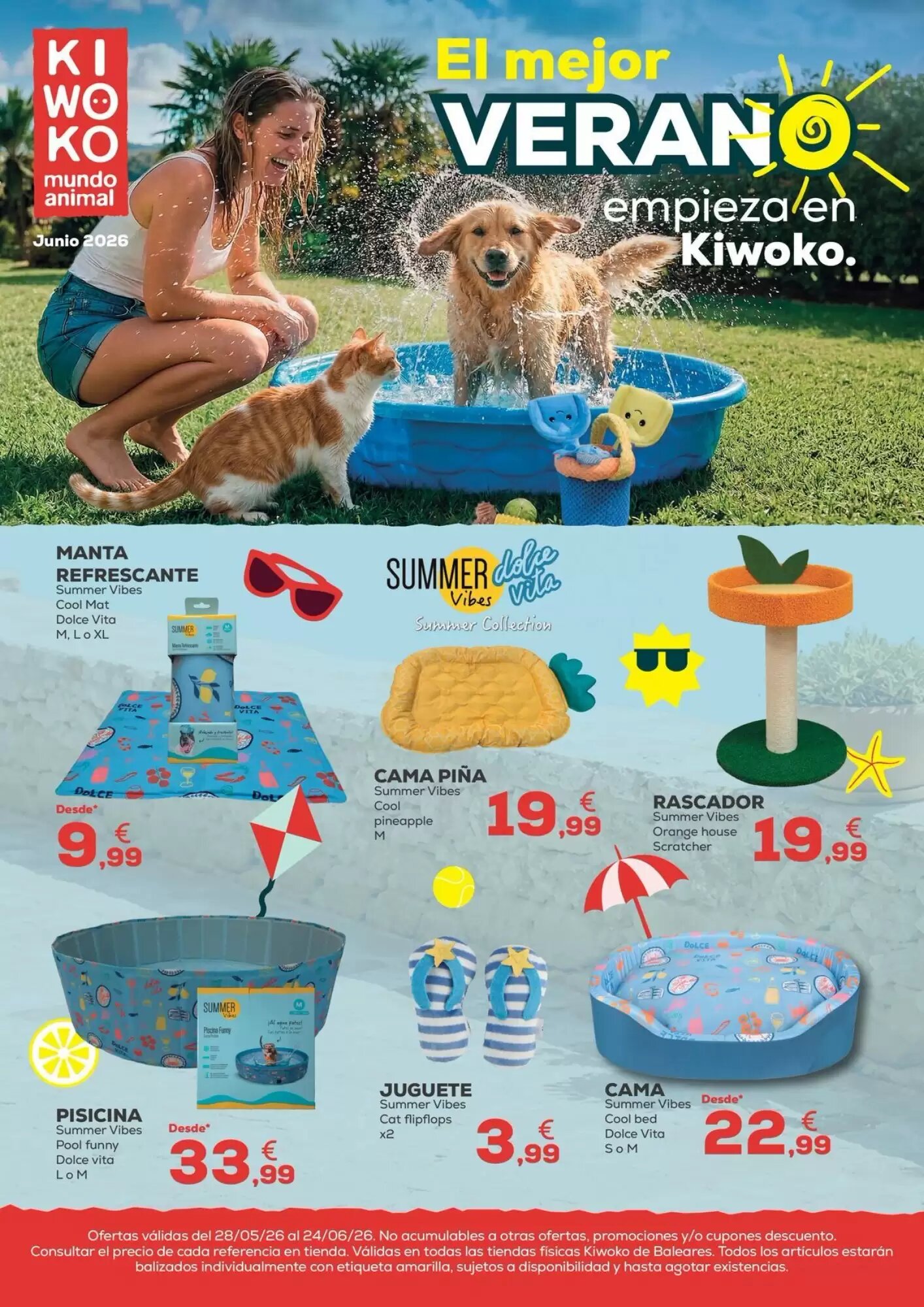 Folleto promocional de Kiwoko válido desde el 28/05/2026 - Página 1.