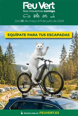 Folleto promocional de Feu Vert válido desde el 28/05/2026