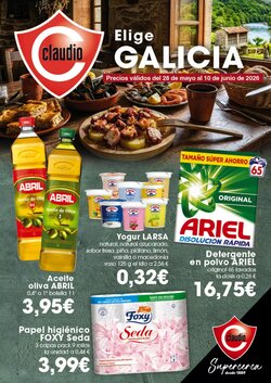 Folleto promocional de Claudio válido desde el 28/05/2026