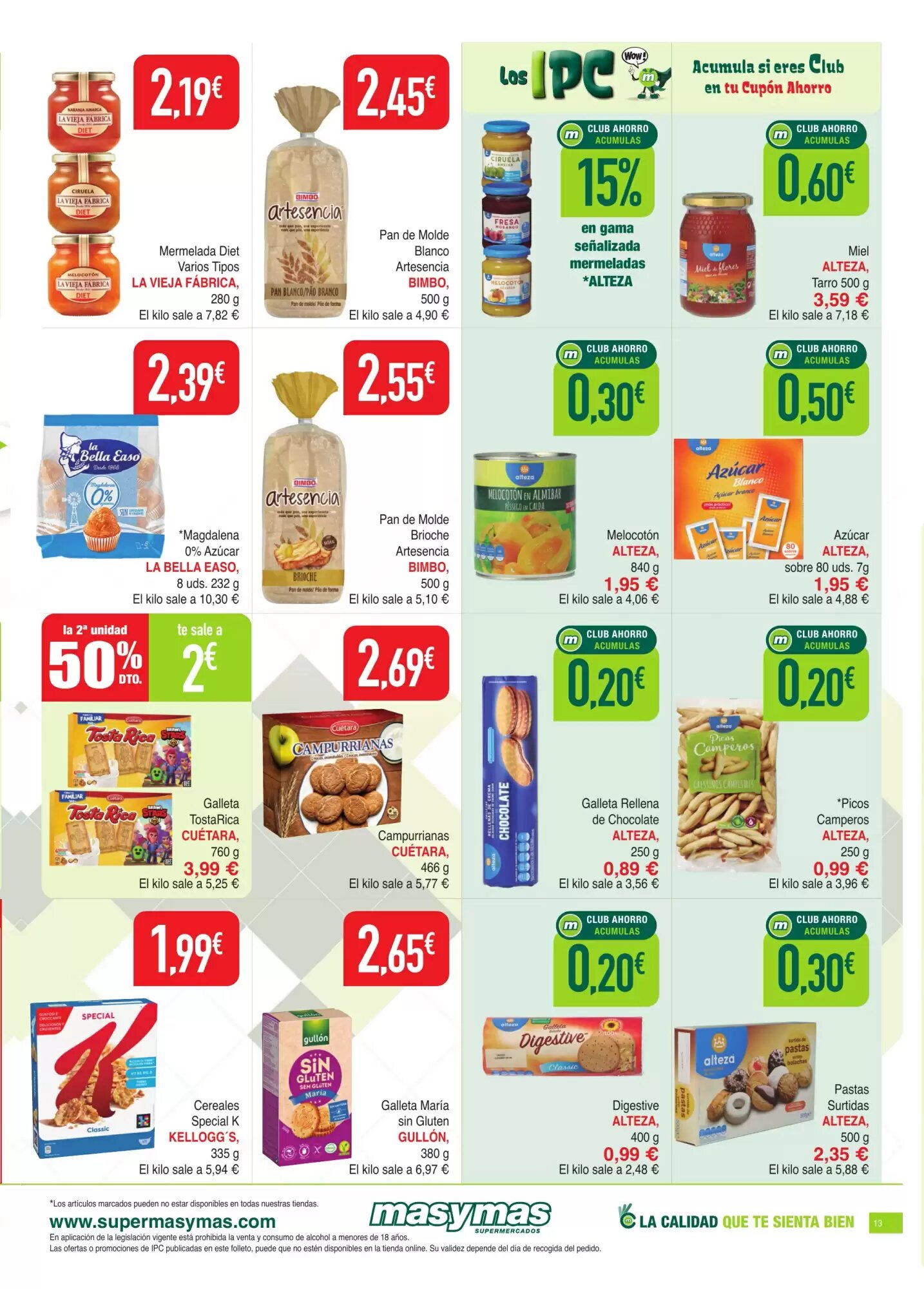 Folleto promocional de Masymas válido desde el 28/05/2026 - Página 13.