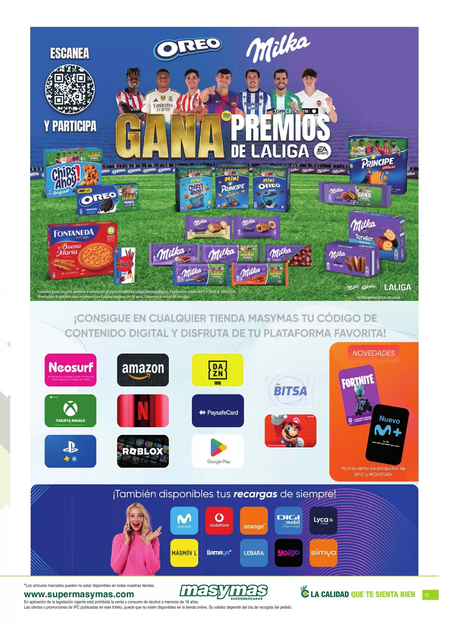 Folleto promocional de Masymas válido desde el 28/05/2026 - Página 15.