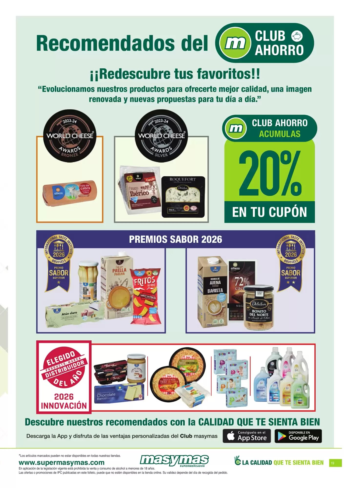Folleto promocional de Masymas válido desde el 28/05/2026 - Página 19.