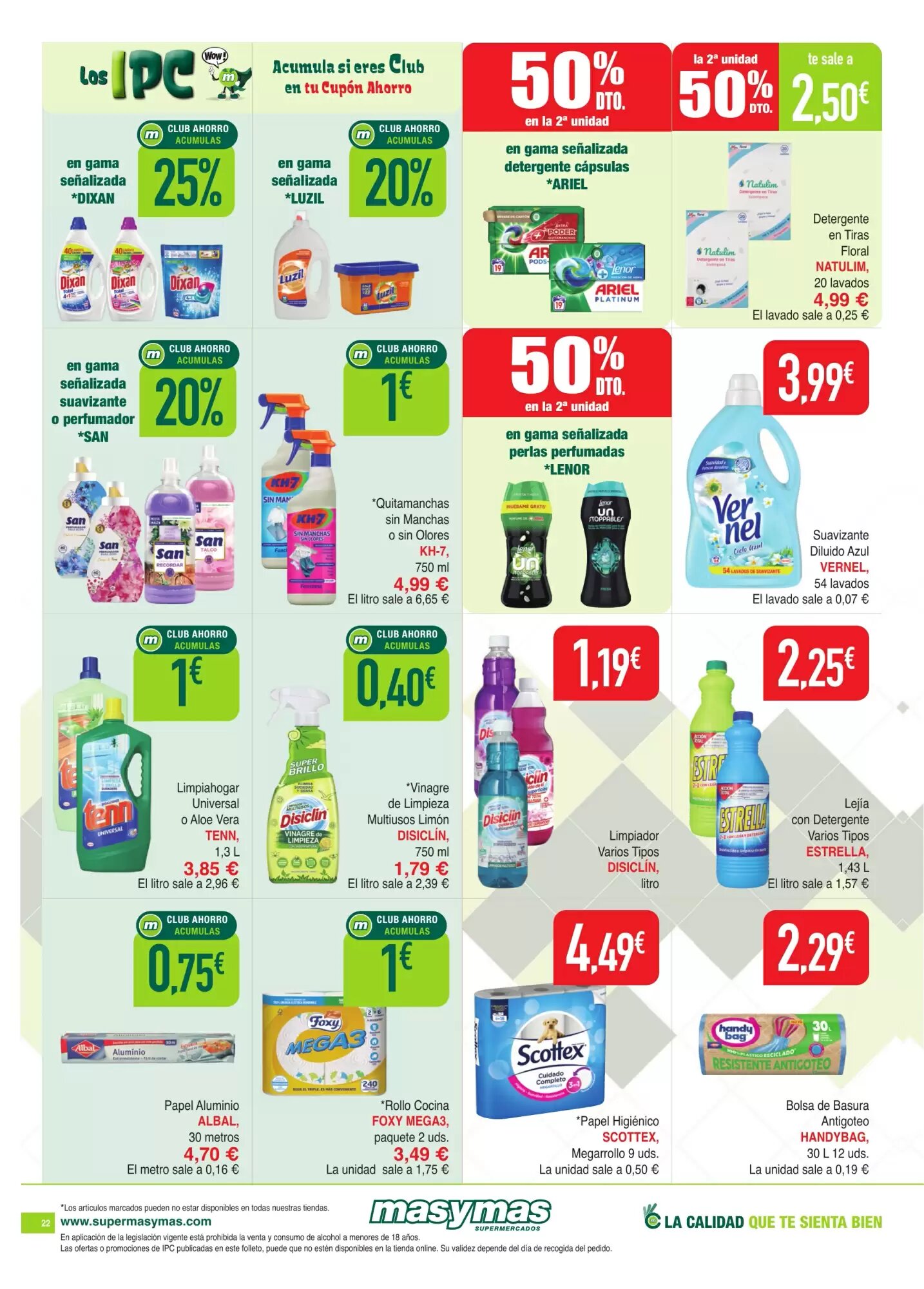 Folleto promocional de Masymas válido desde el 28/05/2026 - Página 22.