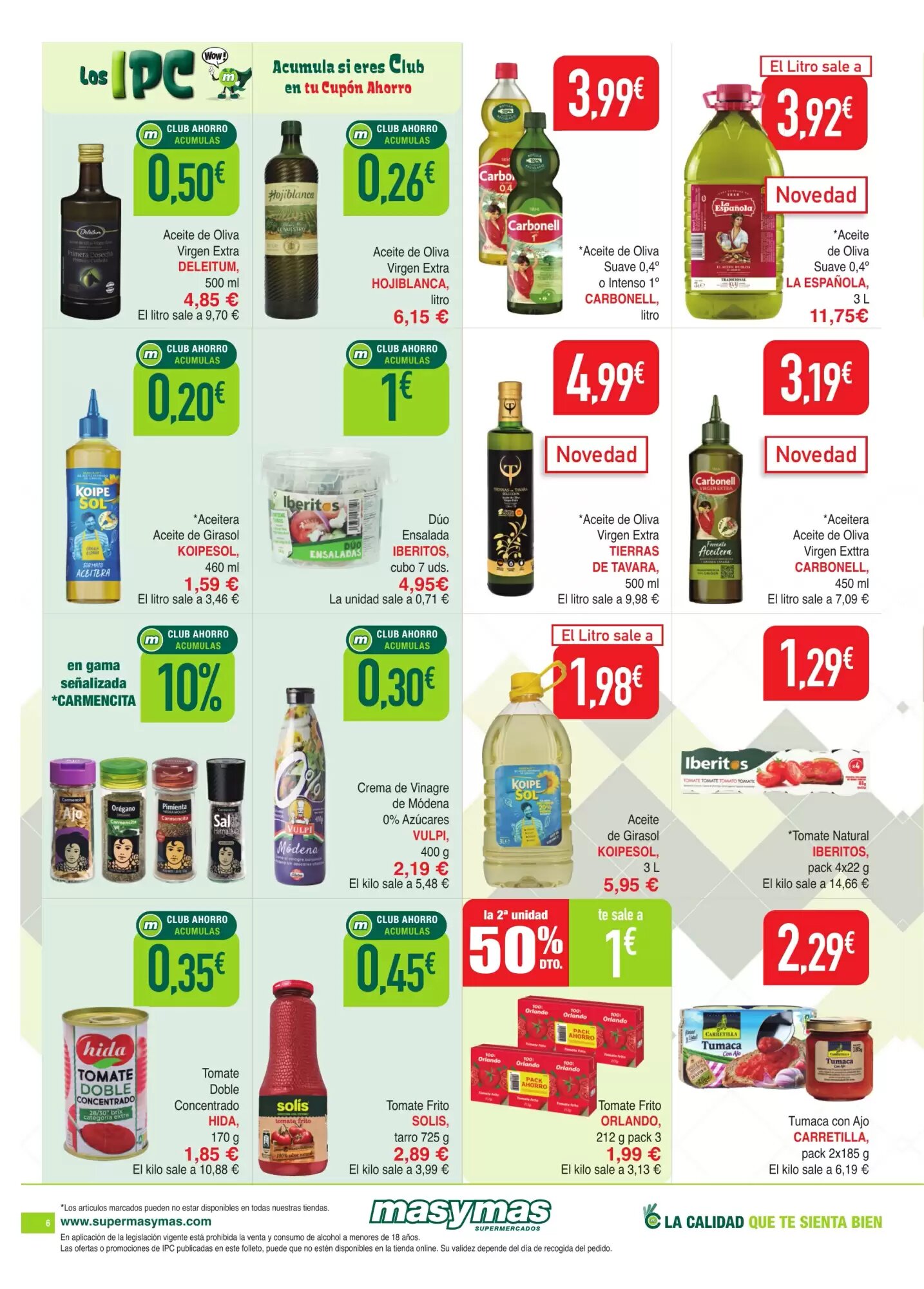 Folleto promocional de Masymas válido desde el 28/05/2026 - Página 6.