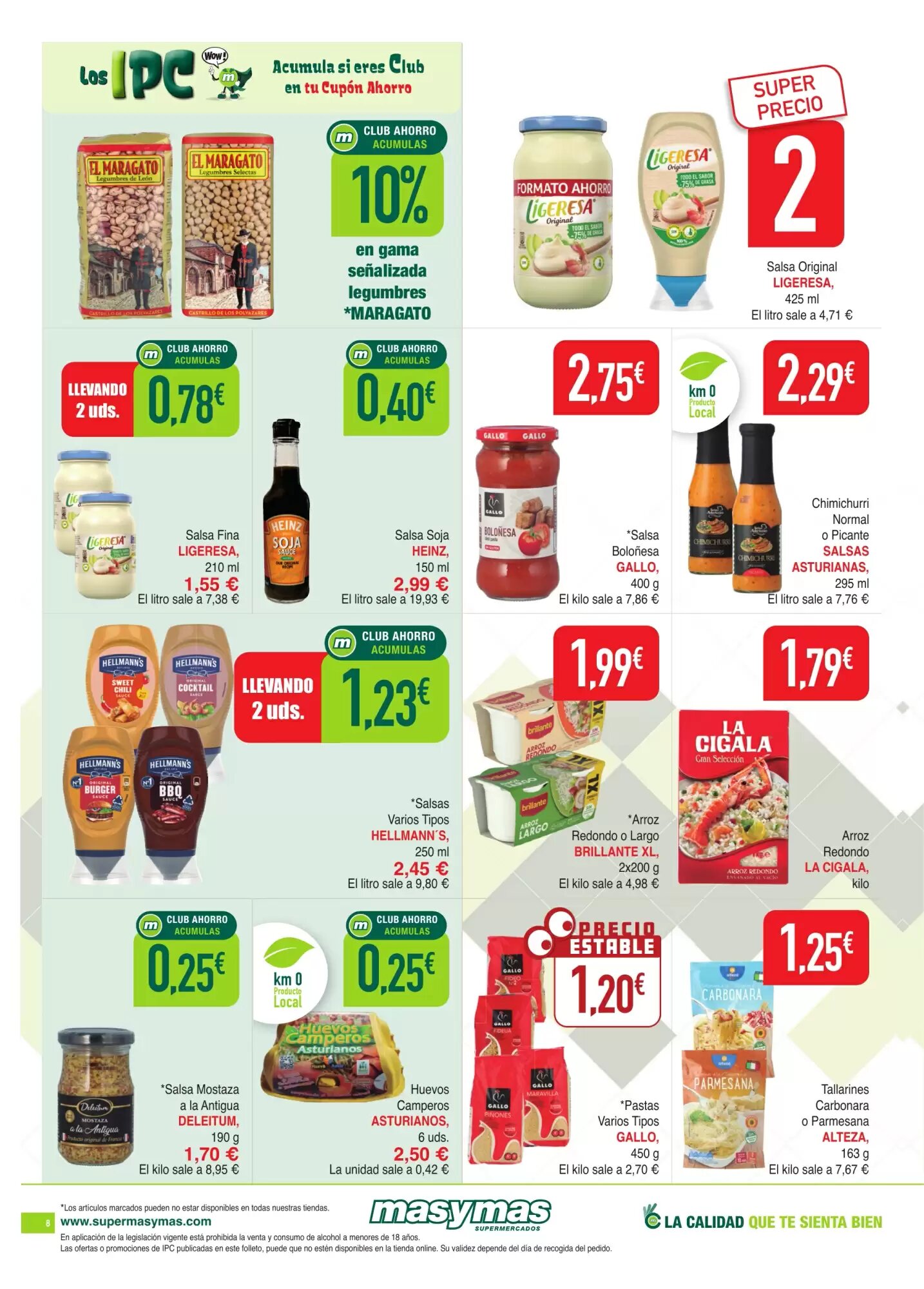 Folleto promocional de Masymas válido desde el 28/05/2026 - Página 8.