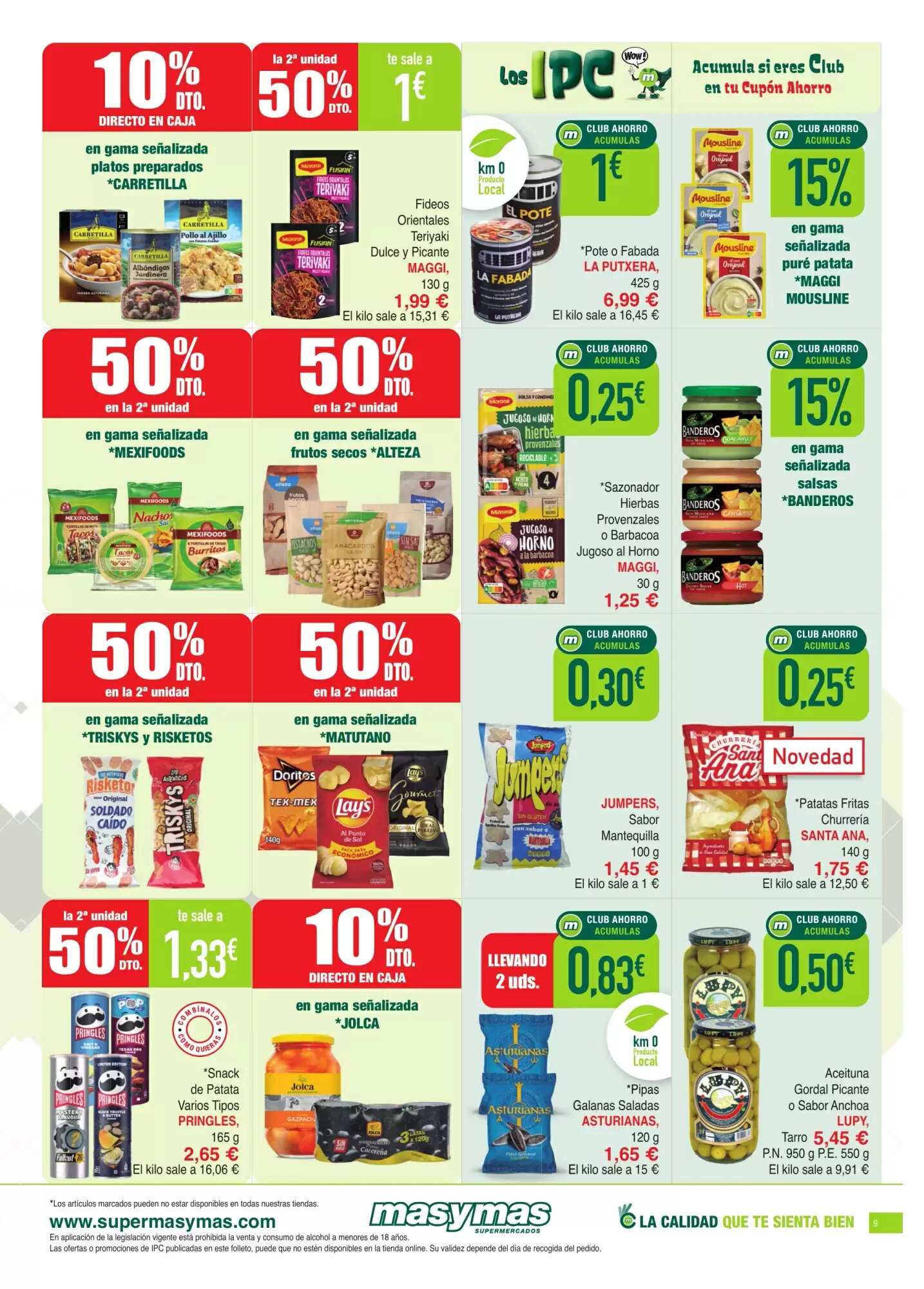 Folleto promocional de Masymas válido desde el 28/05/2026 - Página 9.