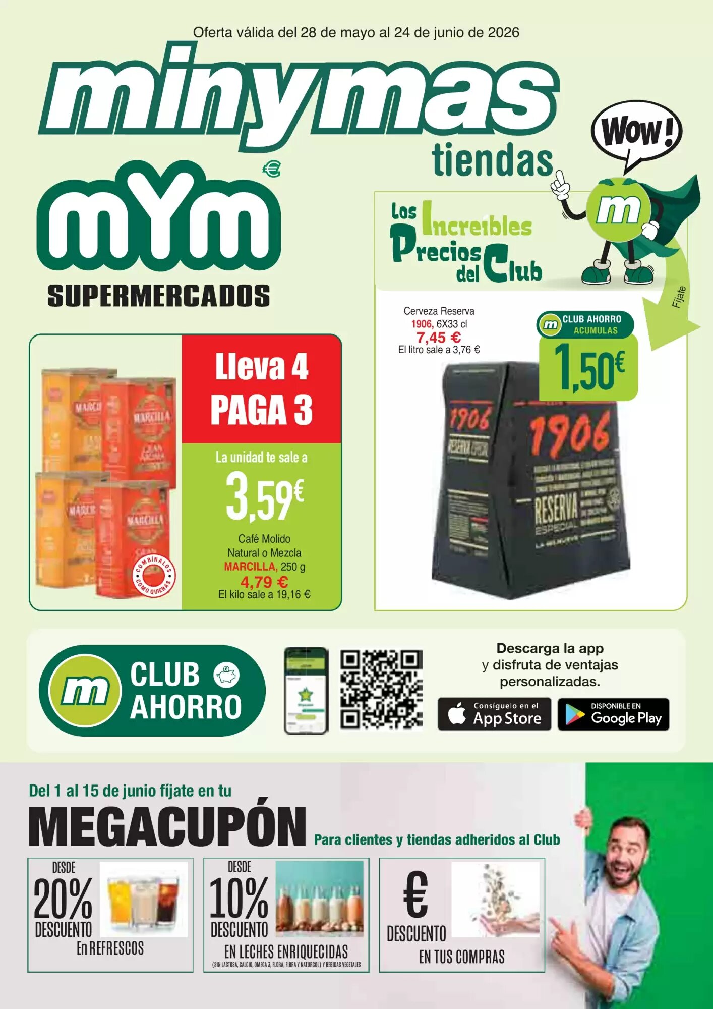 Folleto promocional de MAS válido desde el 28/05/2026 - Página 1.
