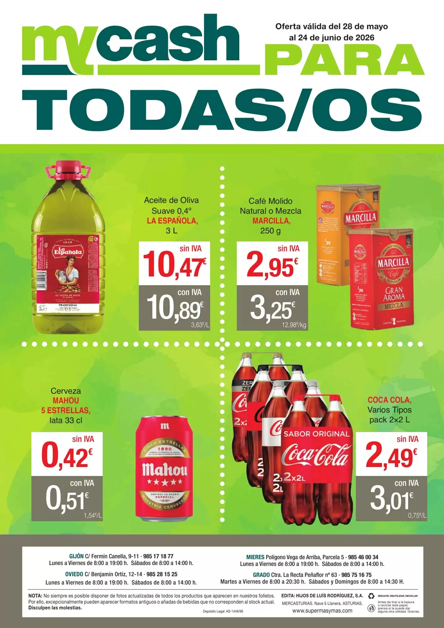 Folleto promocional de mycash profesional válido desde el 28/05/2026 - Página 8.