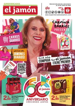 Folleto promocional de Supermercados El Jamón válido desde el 28/05/2026