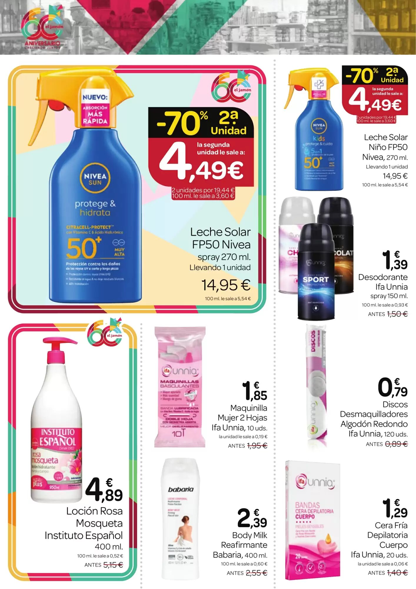 Folleto promocional de Supermercados El Jamón válido desde el 28/05/2026 - Página 36.