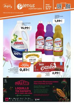 Folleto promocional de Plenus Supermercados válido desde el 28/05/2026