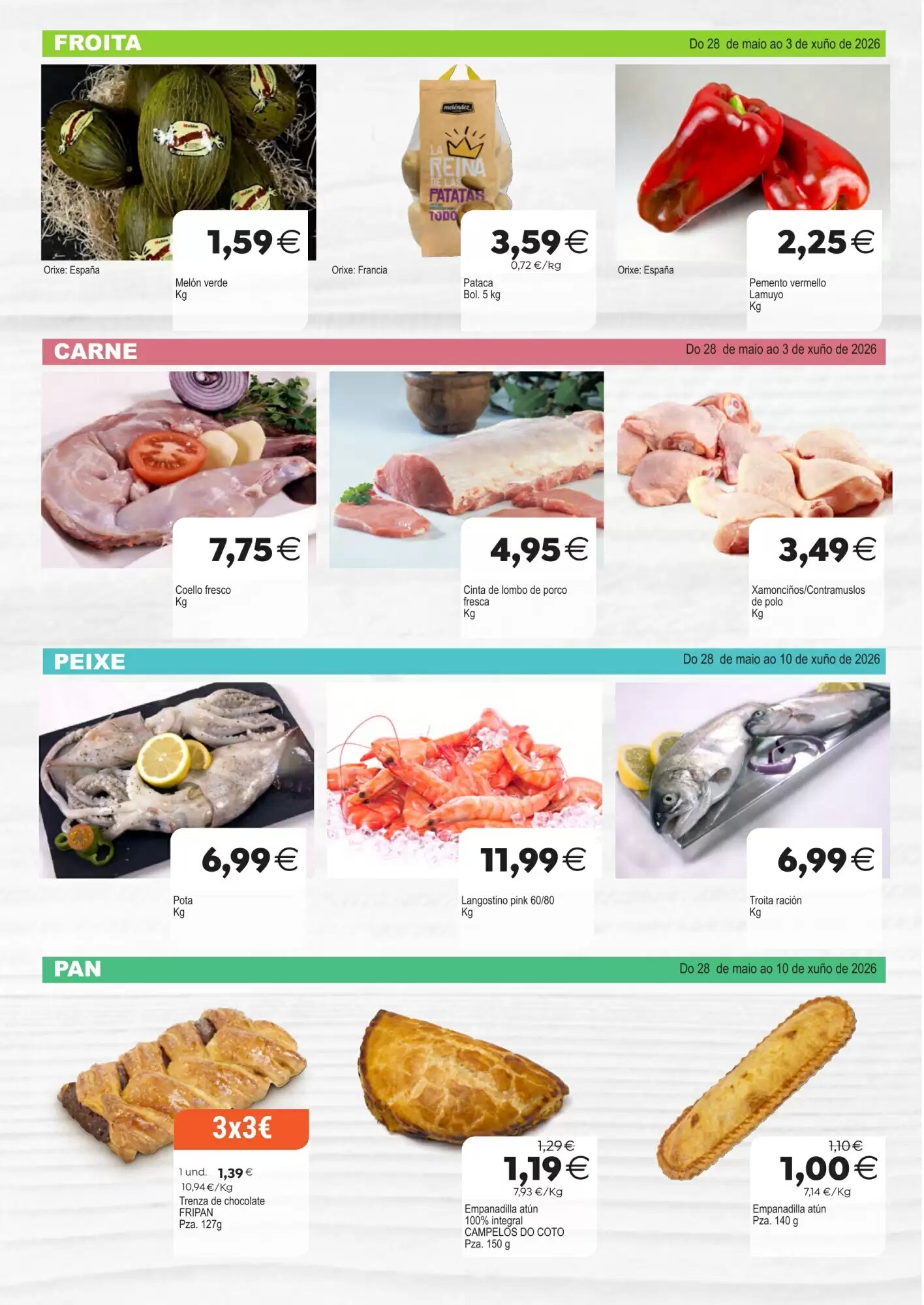 Folleto promocional de Supermercados Aquí válido desde el 28/05/2026 - Página 2.