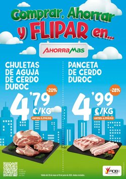 Folleto promocional de AhorraMas válido desde el 28/05/2026
