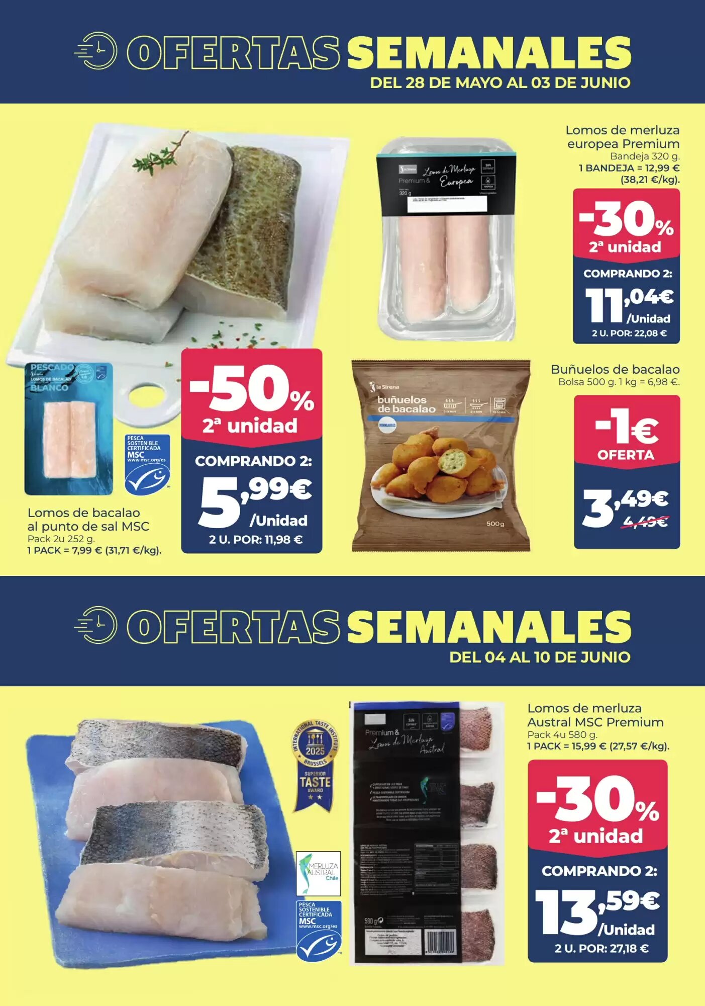 Folleto promocional de La Sirena válido desde el 28/05/2026 - Página 2.