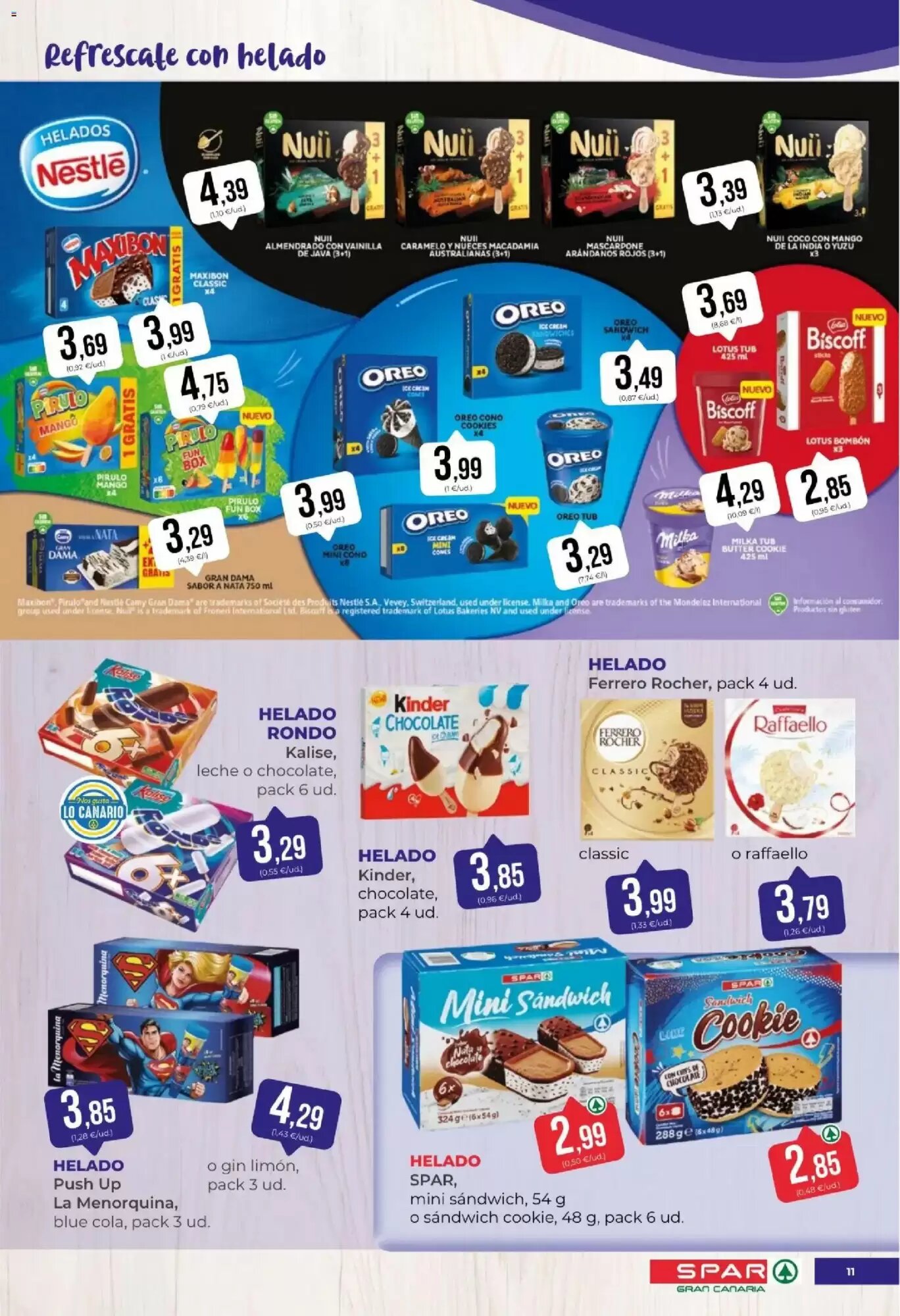 Folleto promocional de SPAR Gran Canaria válido desde el 29/05/2026 - Página 11.