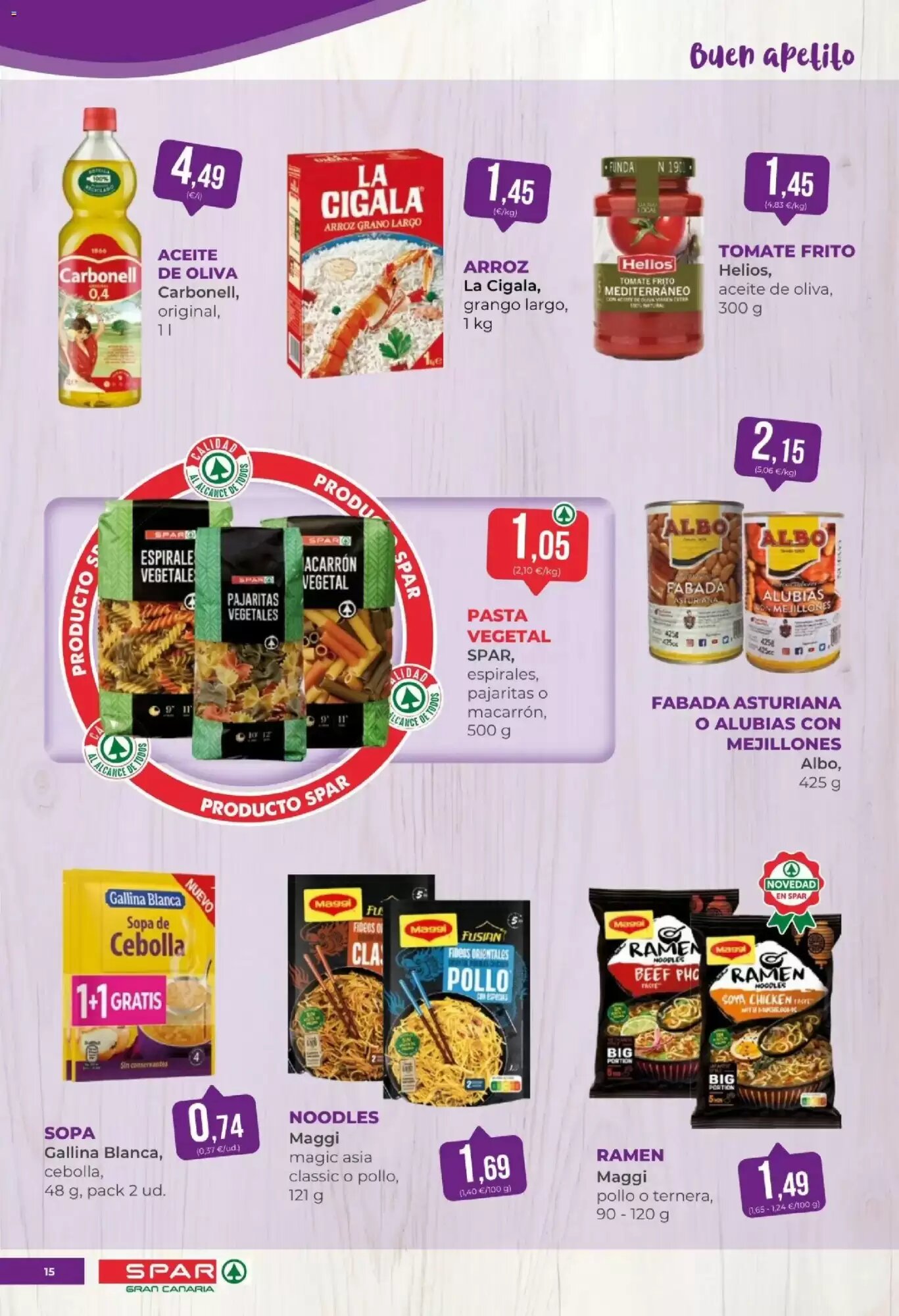 Folleto promocional de SPAR Gran Canaria válido desde el 29/05/2026 - Página 15.