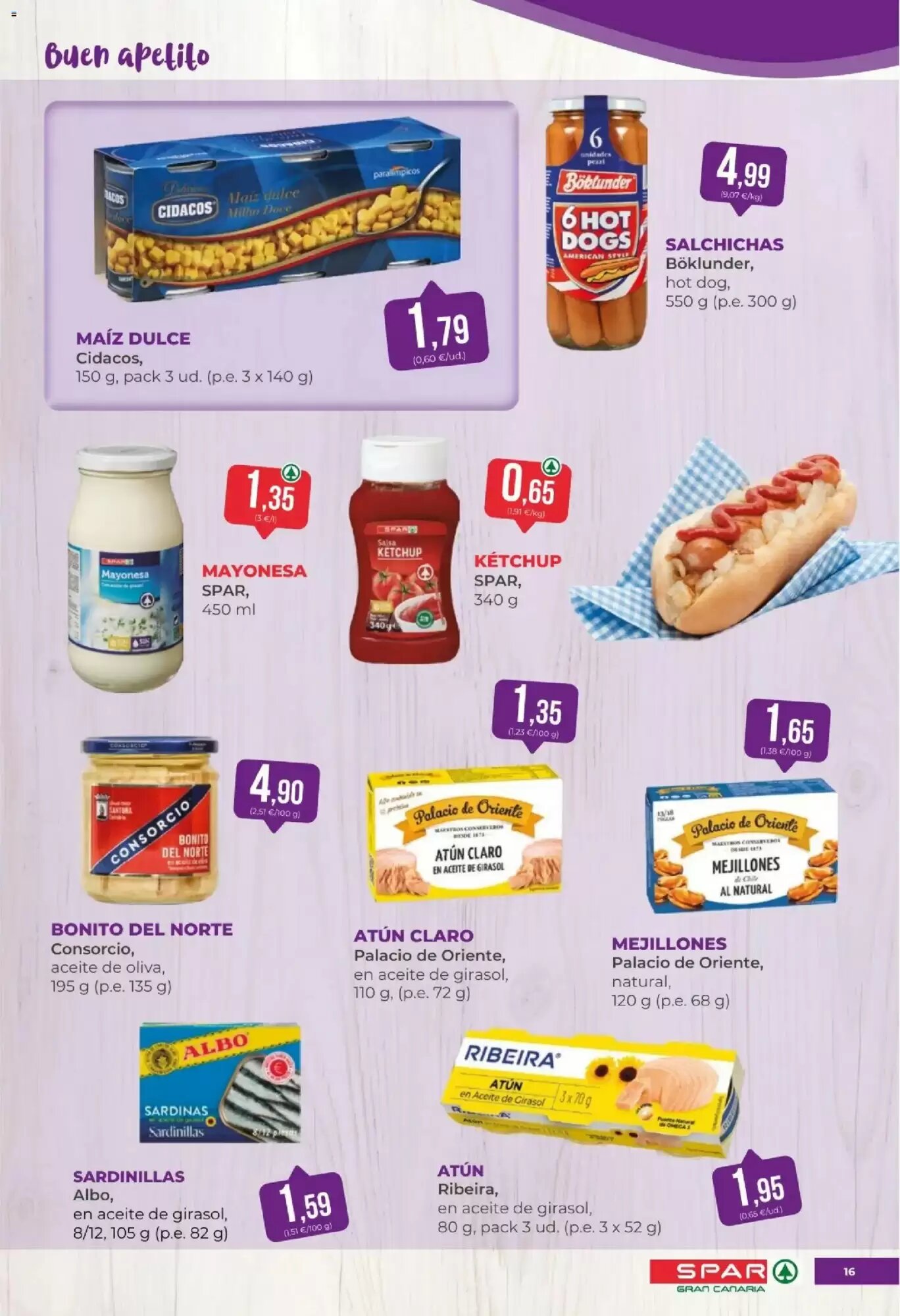 Folleto promocional de SPAR Gran Canaria válido desde el 29/05/2026 - Página 16.