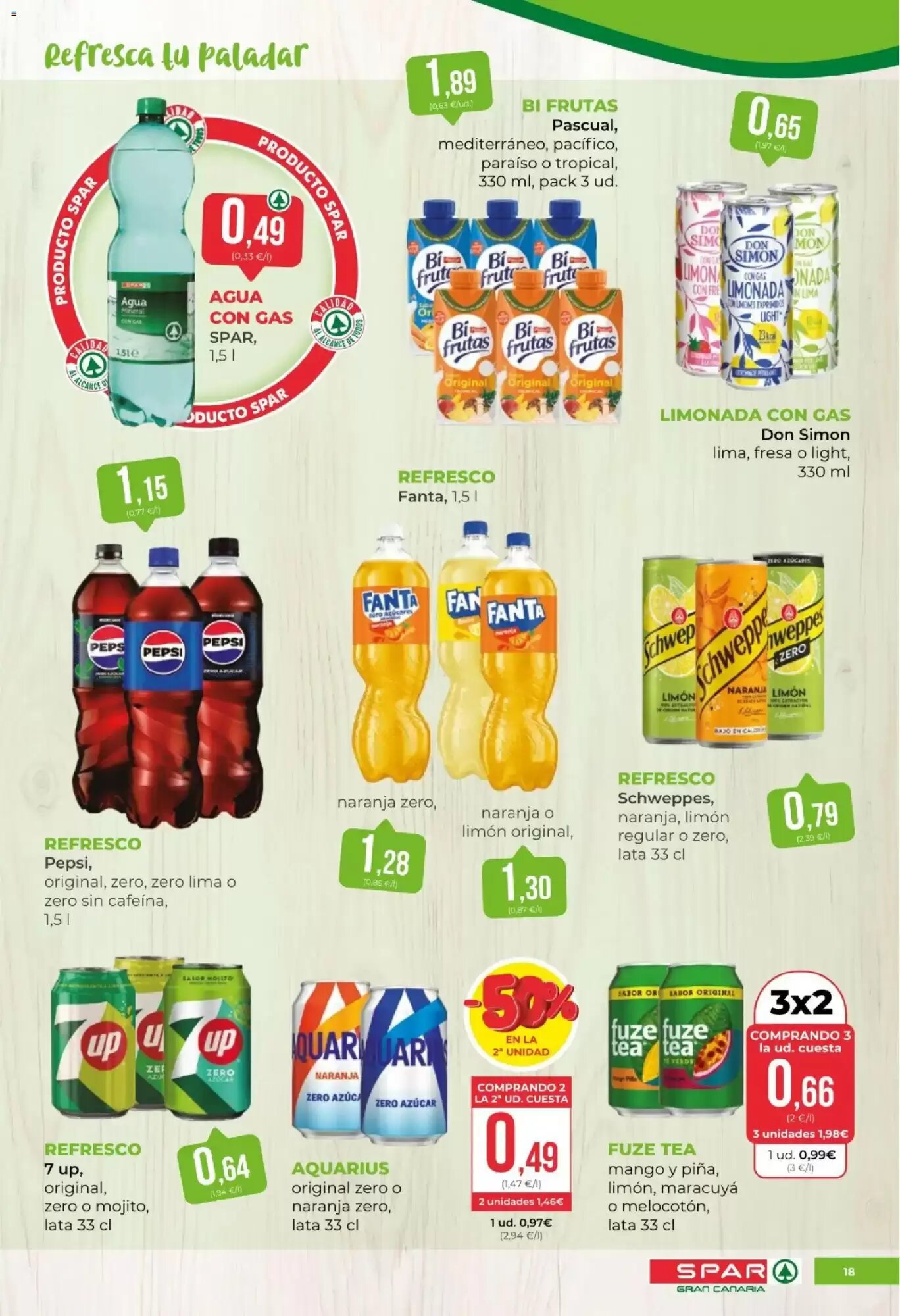 Folleto promocional de SPAR Gran Canaria válido desde el 29/05/2026 - Página 18.