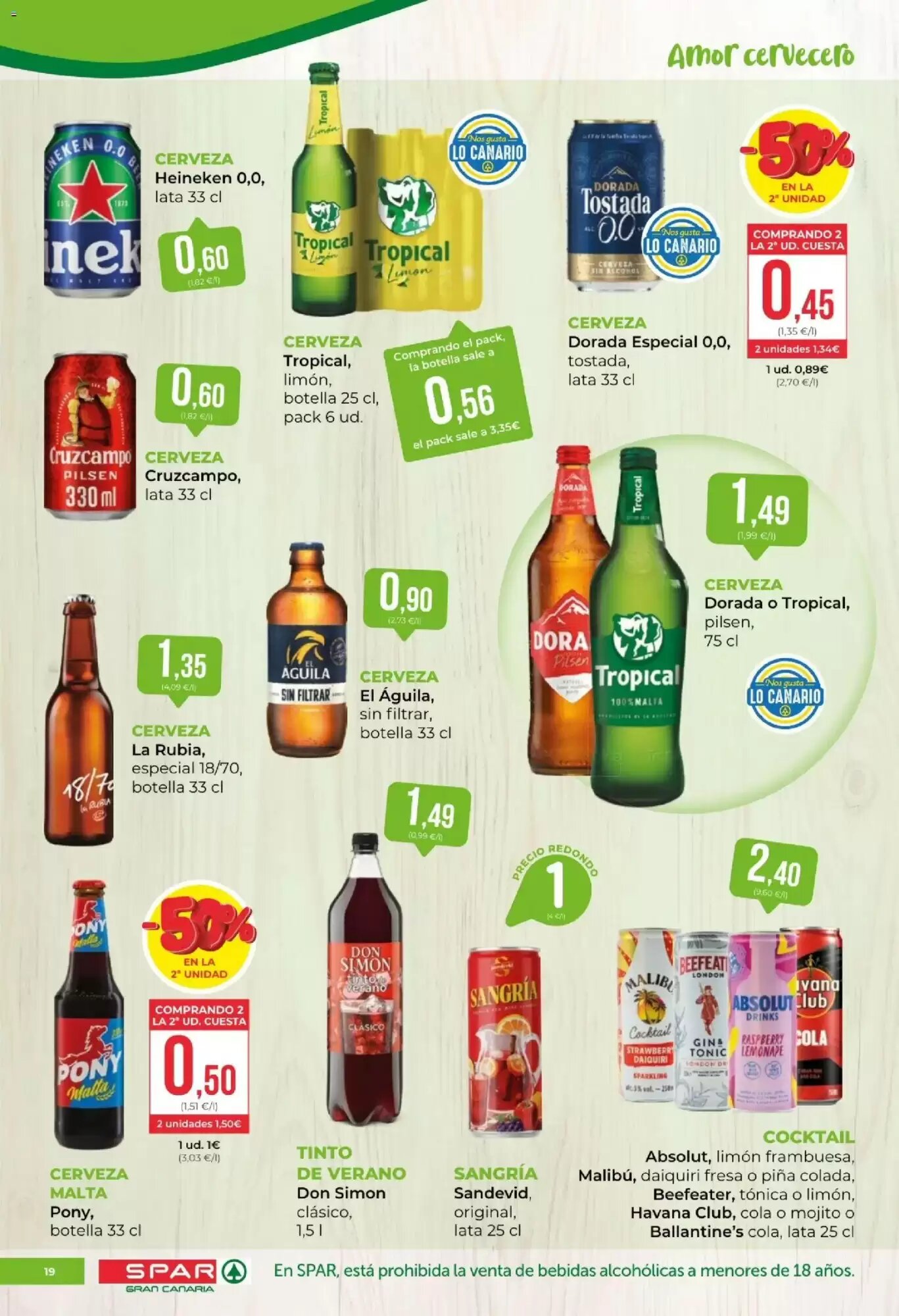 Folleto promocional de SPAR Gran Canaria válido desde el 29/05/2026 - Página 19.
