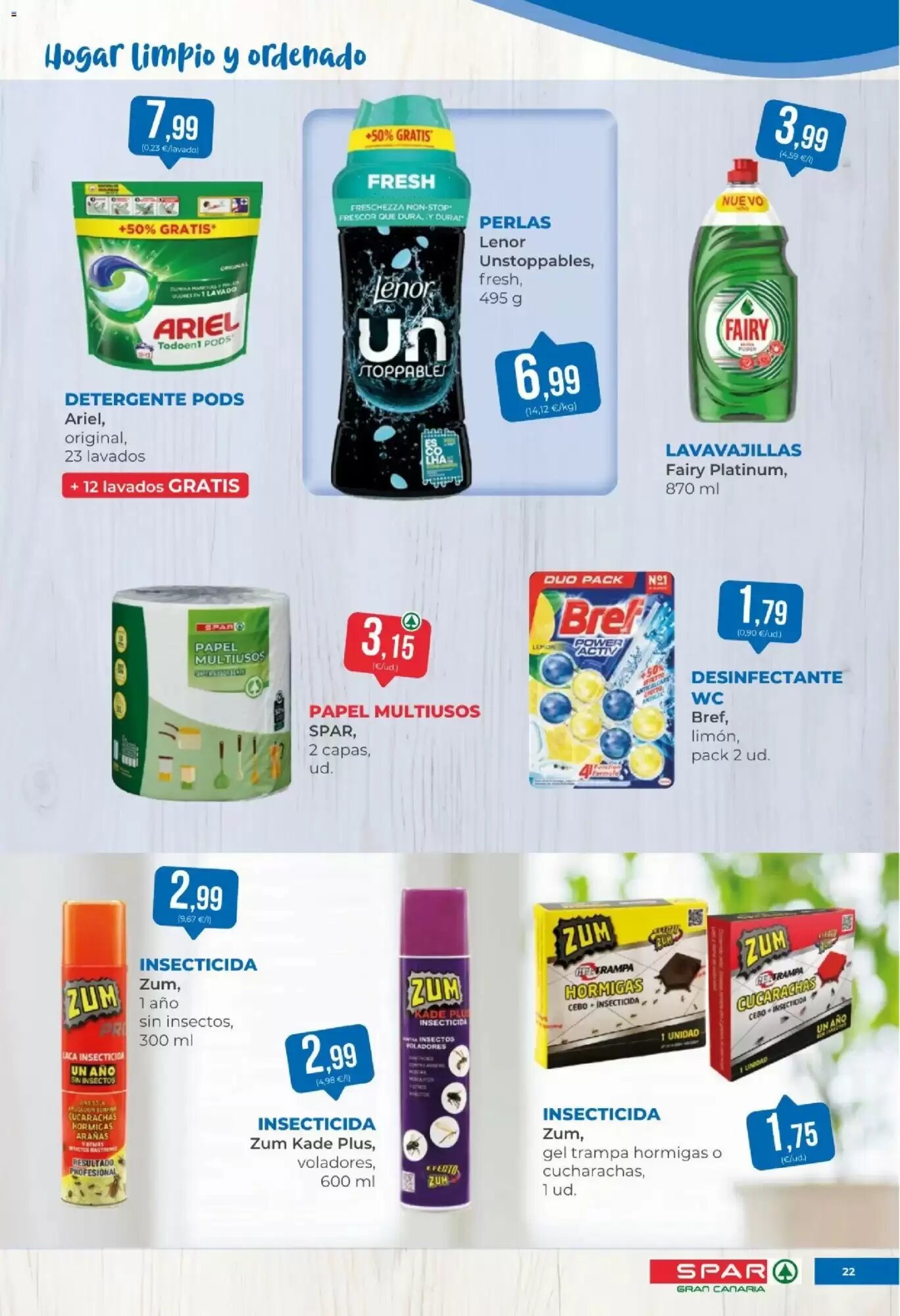 Folleto promocional de SPAR Gran Canaria válido desde el 29/05/2026 - Página 22.