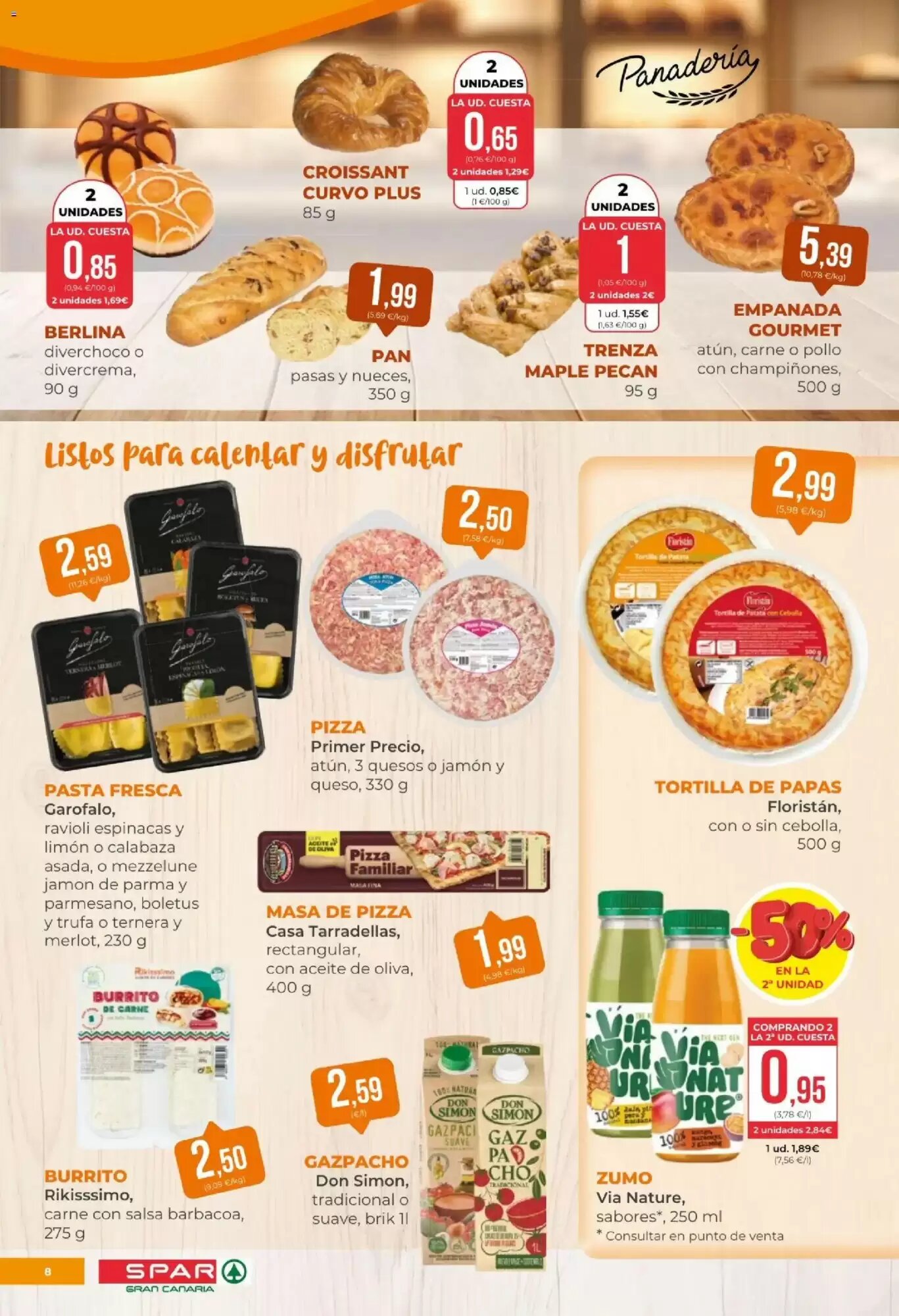 Folleto promocional de SPAR Gran Canaria válido desde el 29/05/2026 - Página 8.