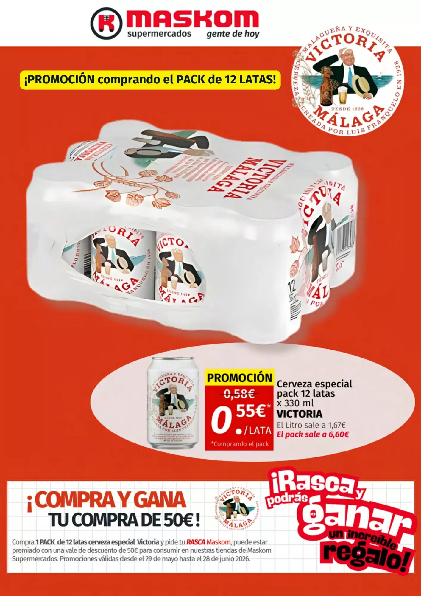 Folleto promocional de Maskom Supermercados válido desde el 29/05/2026 - Página 13.