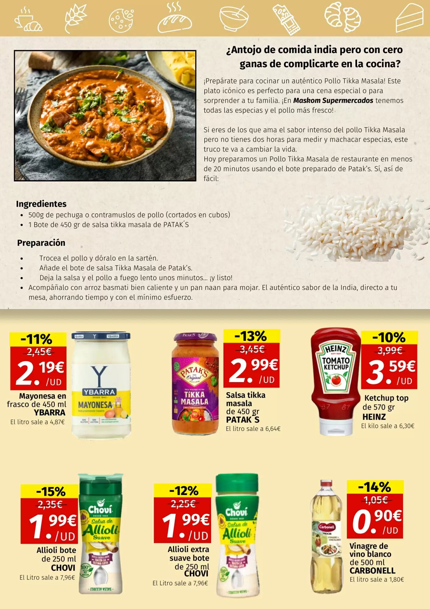 Folleto promocional de Maskom Supermercados válido desde el 29/05/2026 - Página 16.