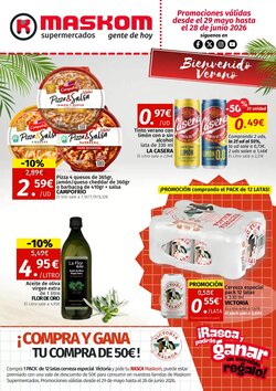 Folleto promocional de Maskom Supermercados válido desde el 29/05/2026