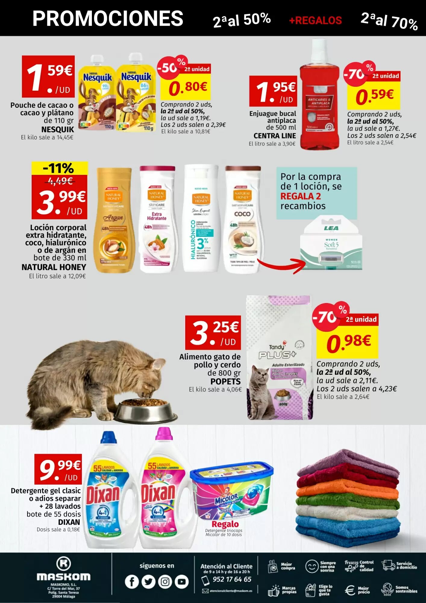 Folleto promocional de Maskom Supermercados válido desde el 29/05/2026 - Página 32.