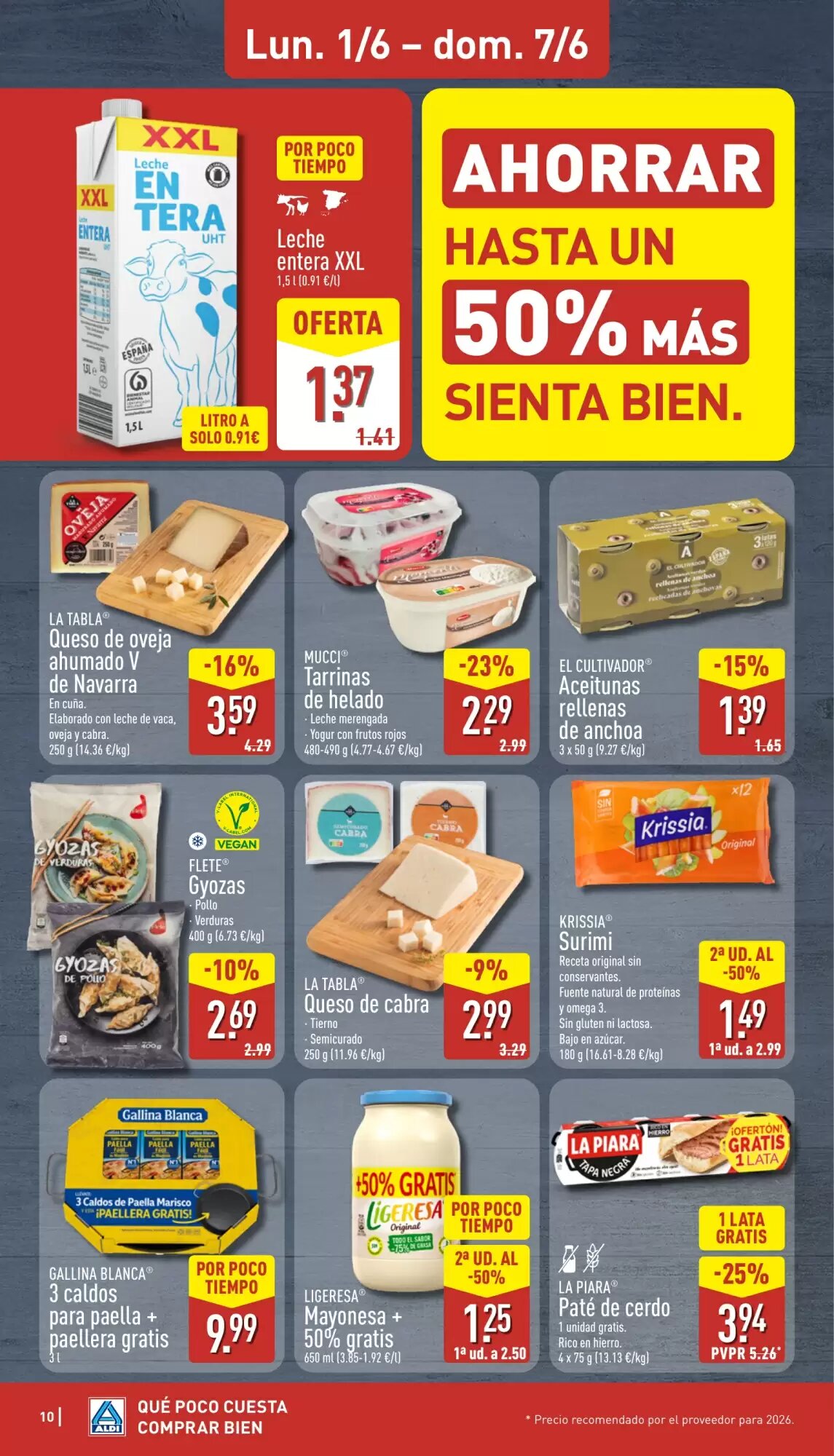 Folleto promocional de ALDI válido desde el 01/06/2026 - Página 10.