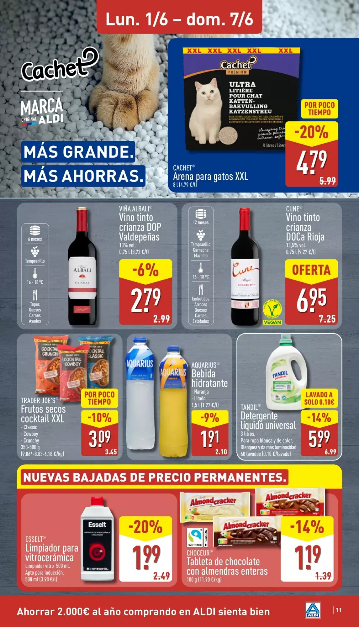 Folleto promocional de ALDI válido desde el 01/06/2026 - Página 11.