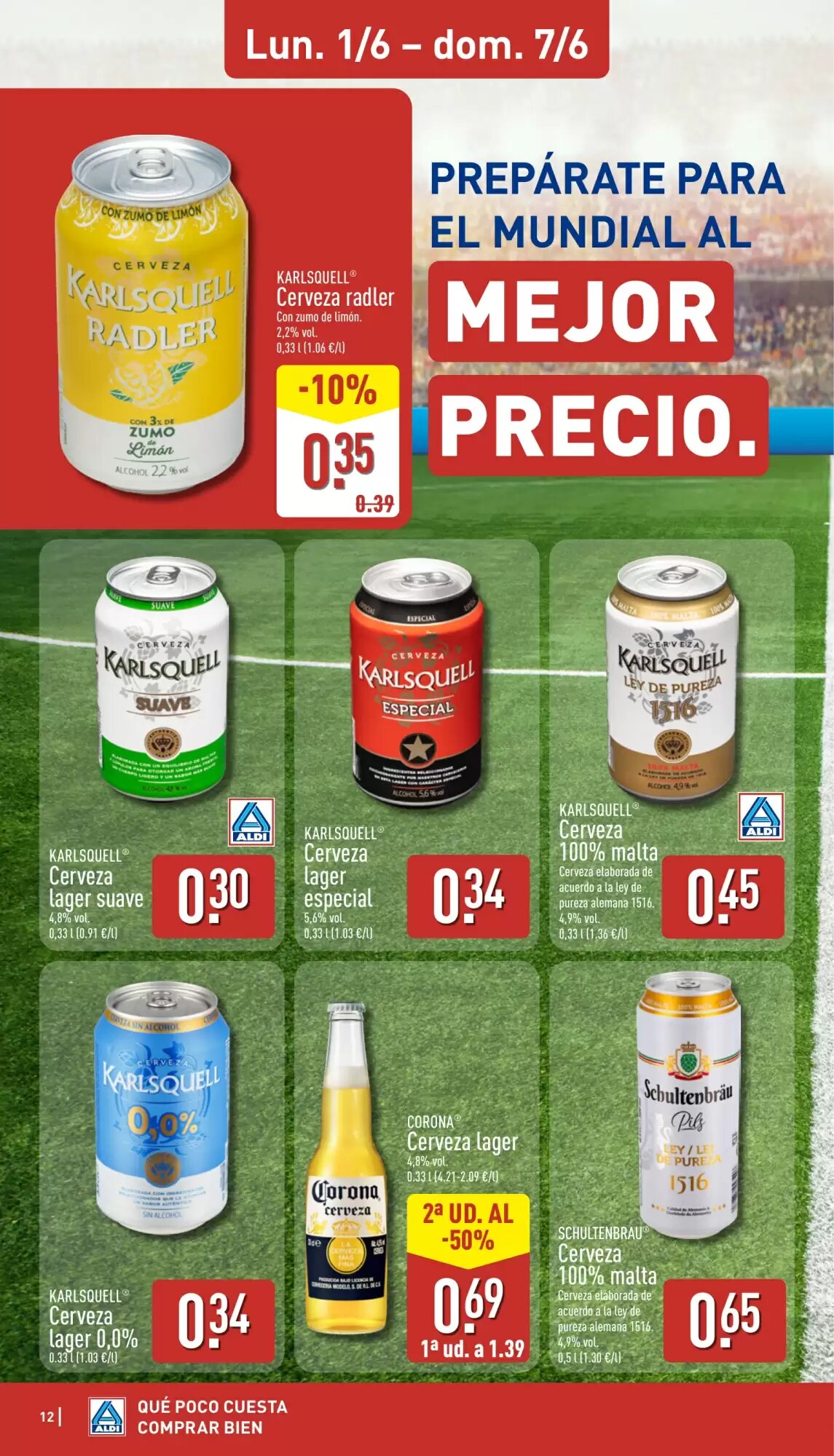 Folleto promocional de ALDI válido desde el 01/06/2026 - Página 12.