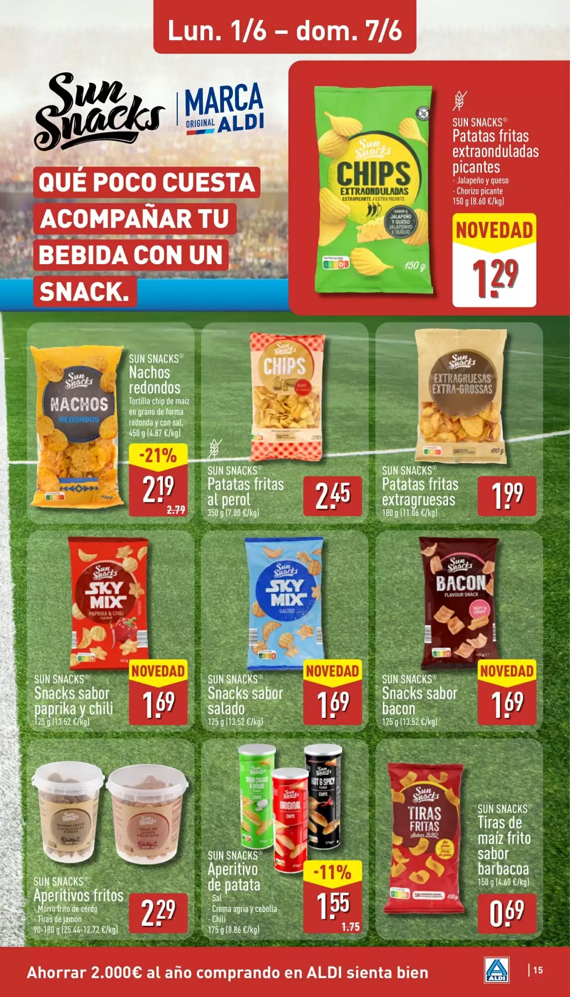 Folleto promocional de ALDI válido desde el 01/06/2026 - Página 15.