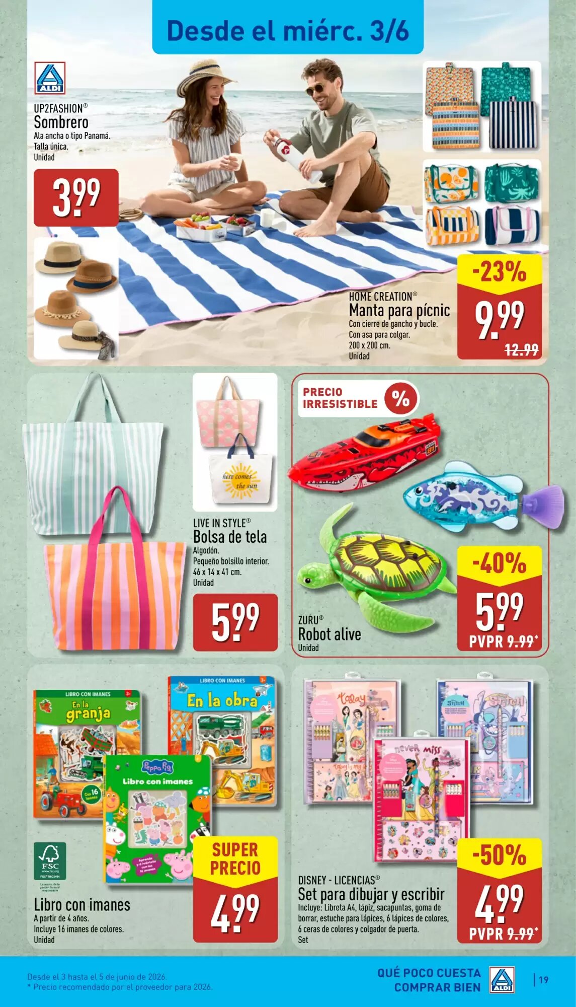 Folleto promocional de ALDI válido desde el 01/06/2026 - Página 19.