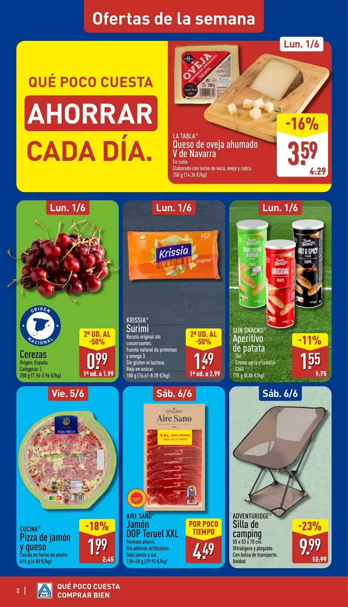 Folleto promocional de ALDI válido desde el 01/06/2026 - Página 2.