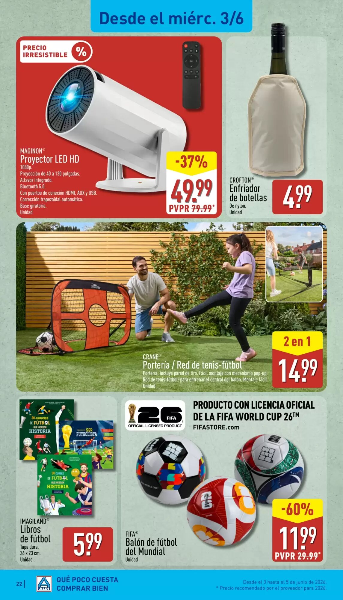 Folleto promocional de ALDI válido desde el 01/06/2026 - Página 22.
