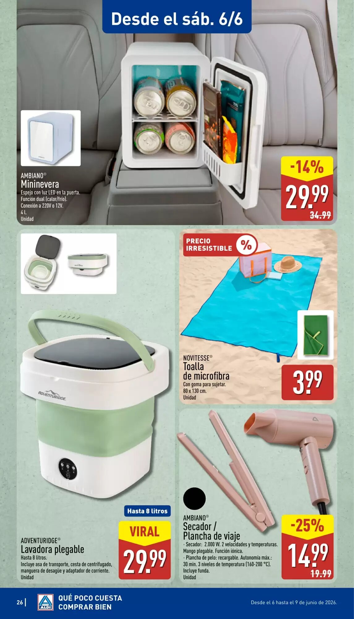 Folleto promocional de ALDI válido desde el 01/06/2026 - Página 26.