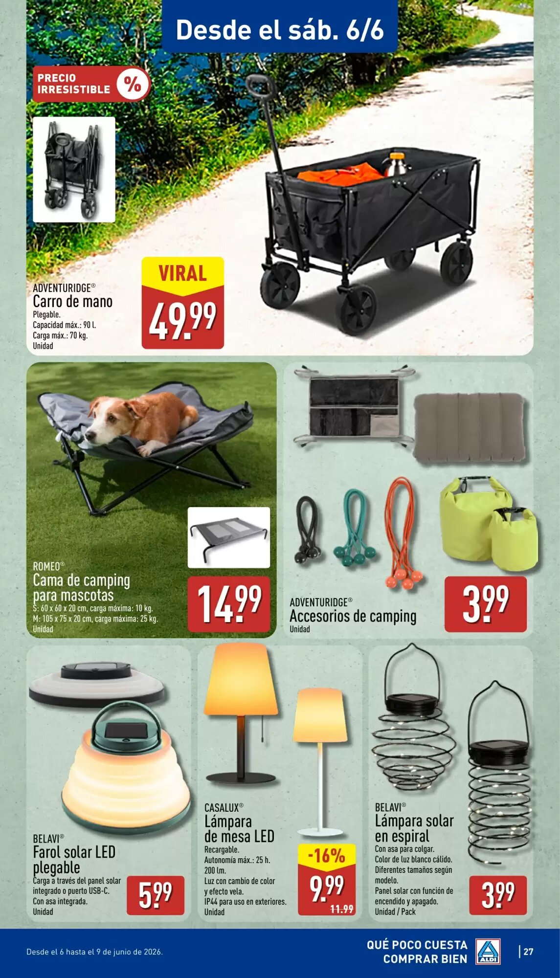 Folleto promocional de ALDI válido desde el 01/06/2026 - Página 27.