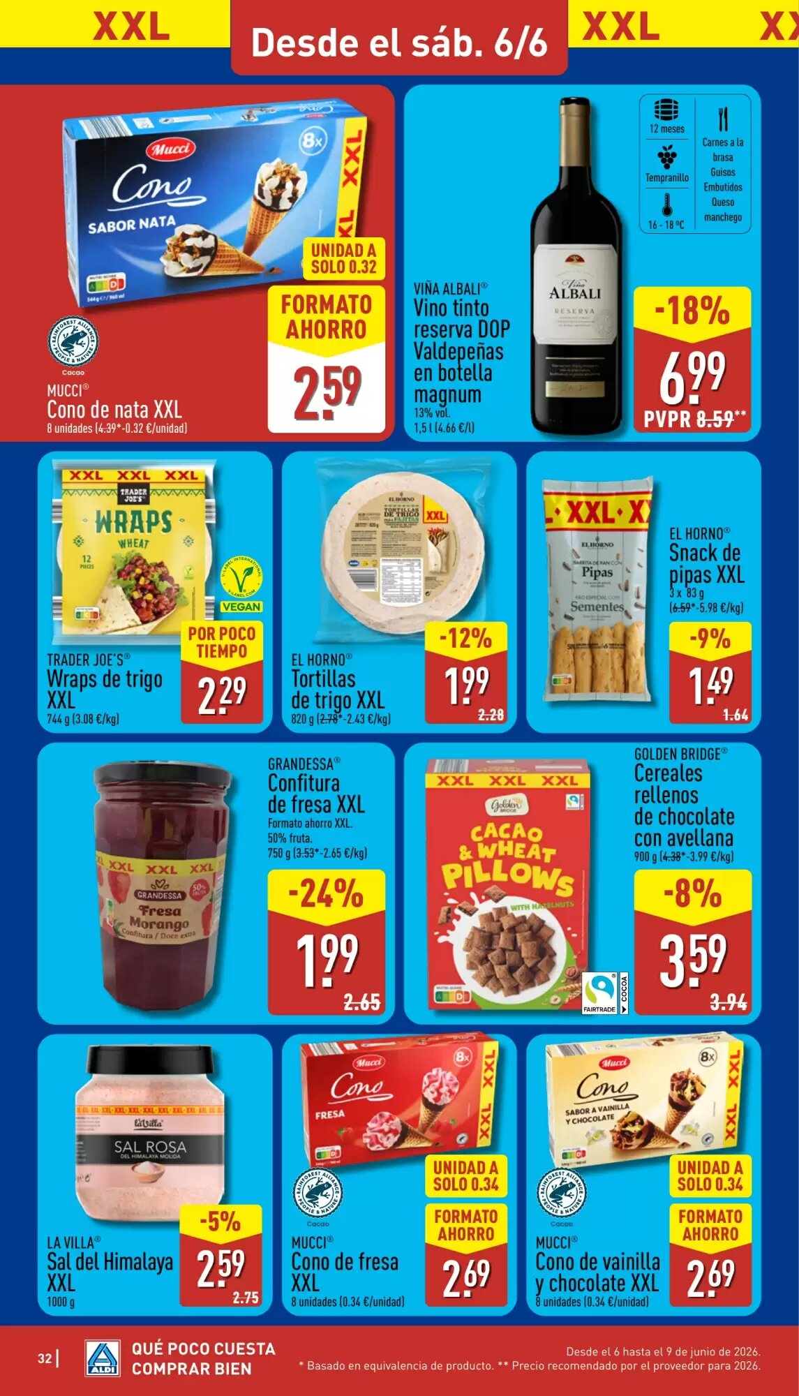 Folleto promocional de ALDI válido desde el 01/06/2026 - Página 32.