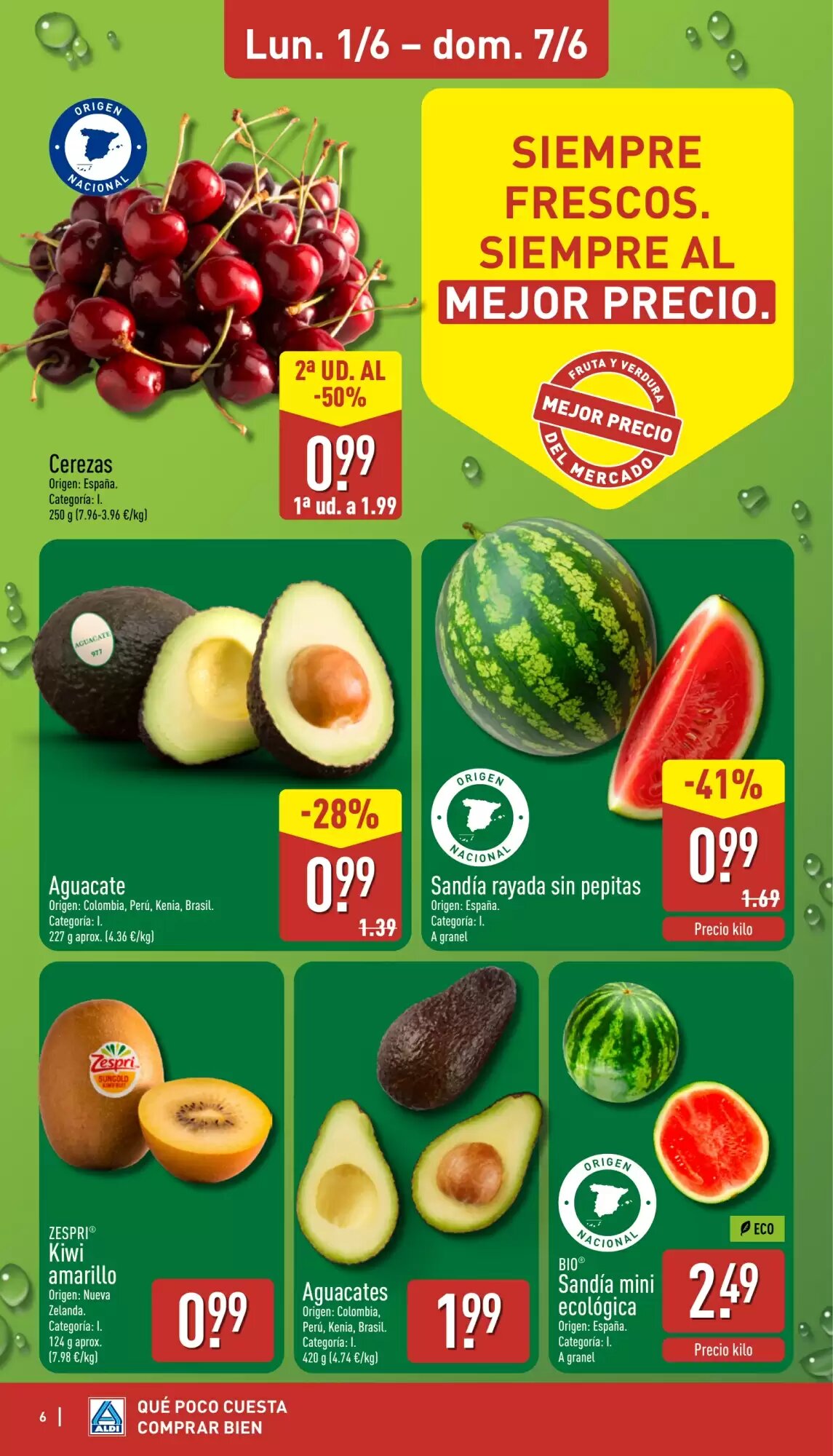 Folleto promocional de ALDI válido desde el 01/06/2026 - Página 6.