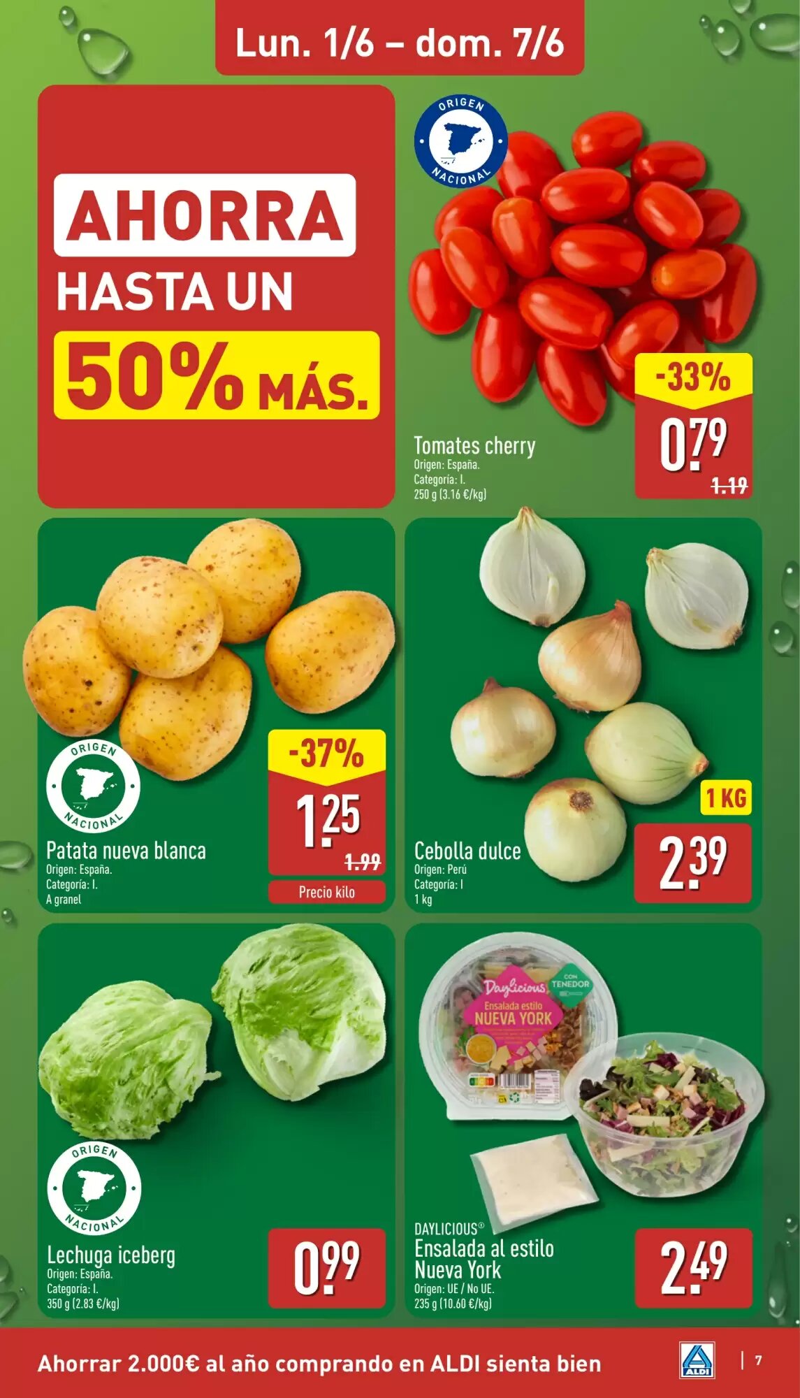 Folleto promocional de ALDI válido desde el 01/06/2026 - Página 7.