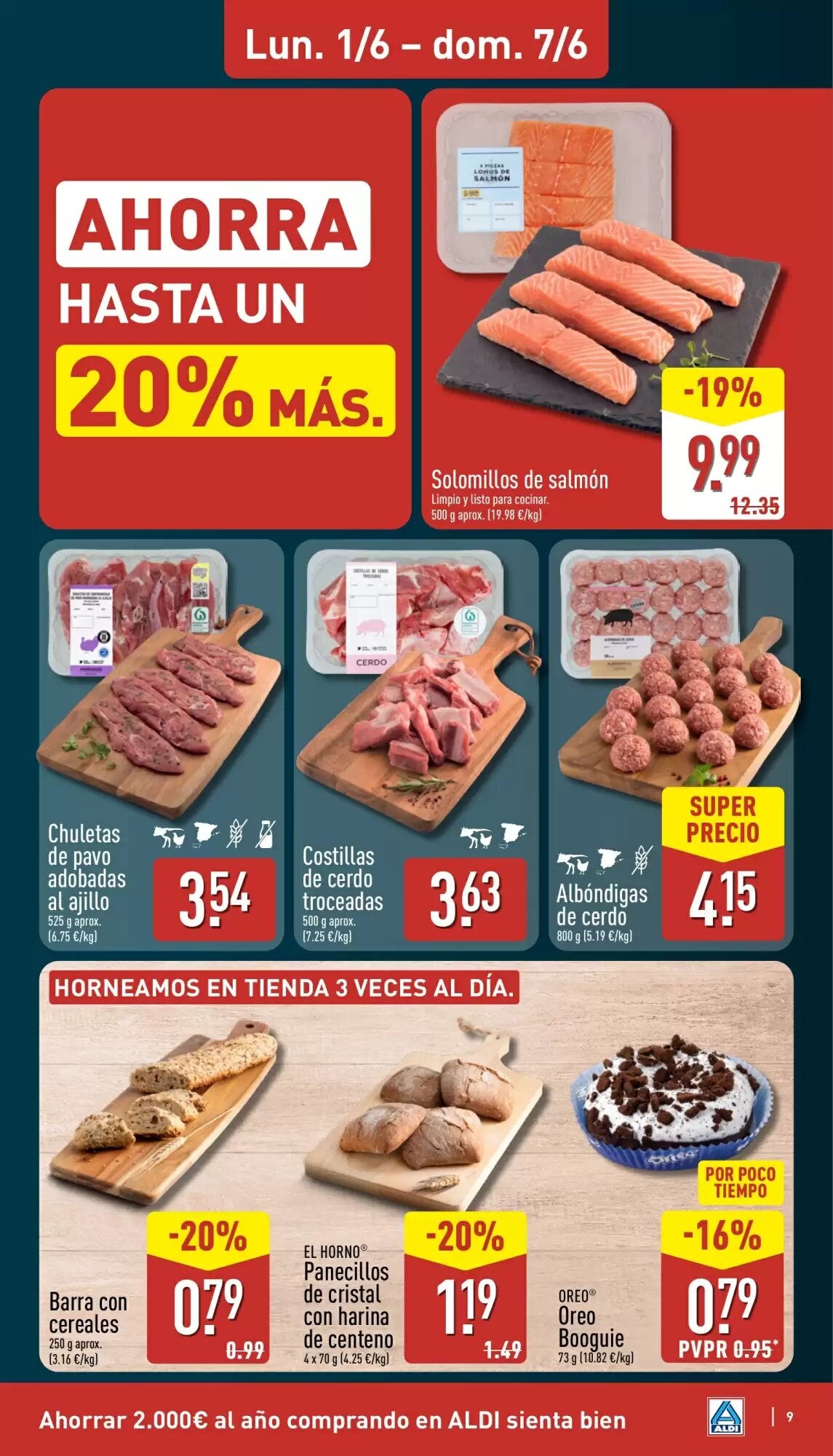 Folleto promocional de ALDI válido desde el 01/06/2026 - Página 9.