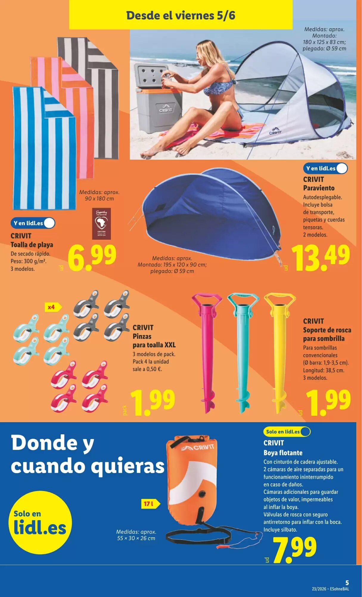 Folleto promocional de Lidl válido desde el 01/06/2026 - Página 19.